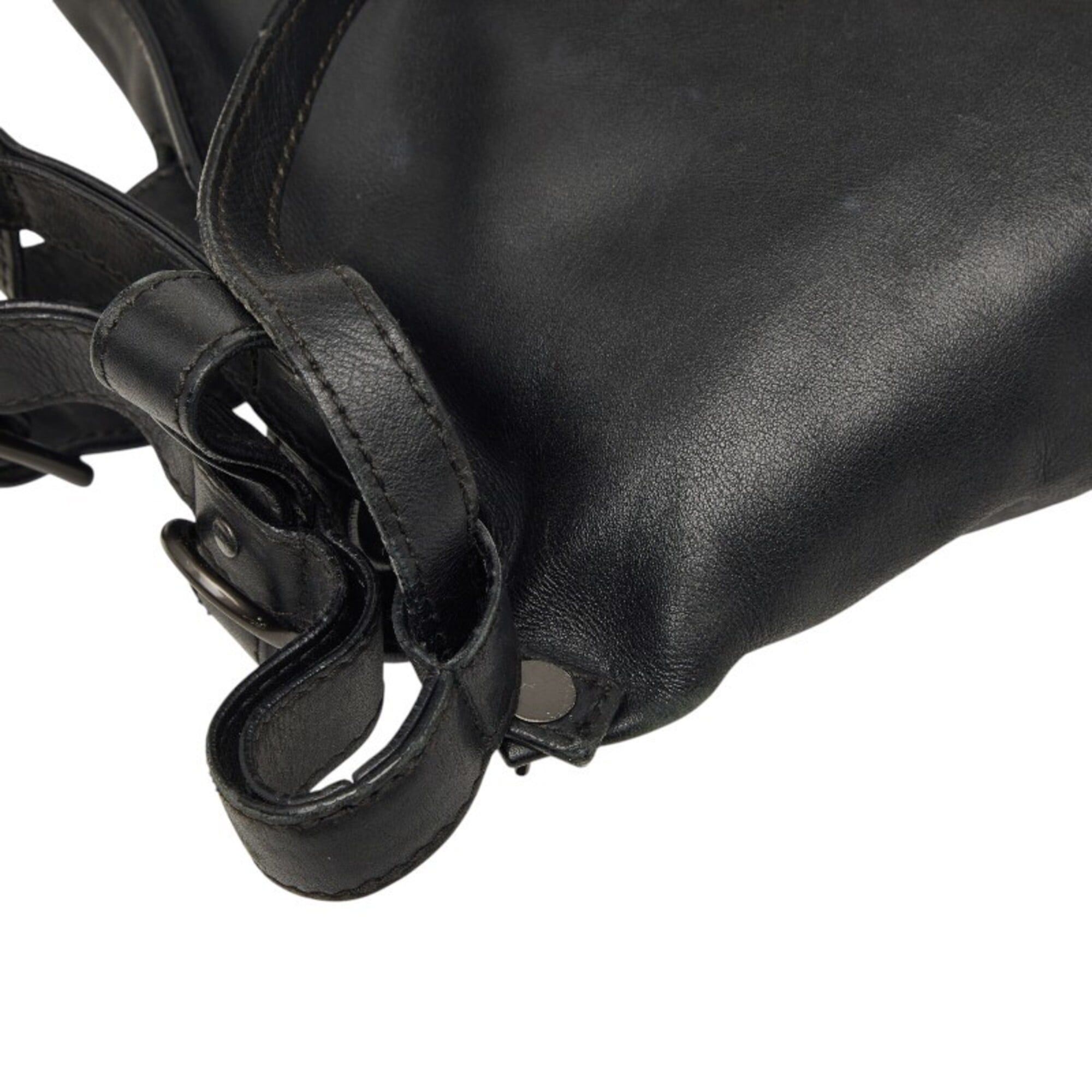 Bottega Veneta Bottega Veneta Intrecciato Body Bag Waist Black Leather Women's BOTTEGAVENETA Size ONE SIZE - 7 Thumbnail