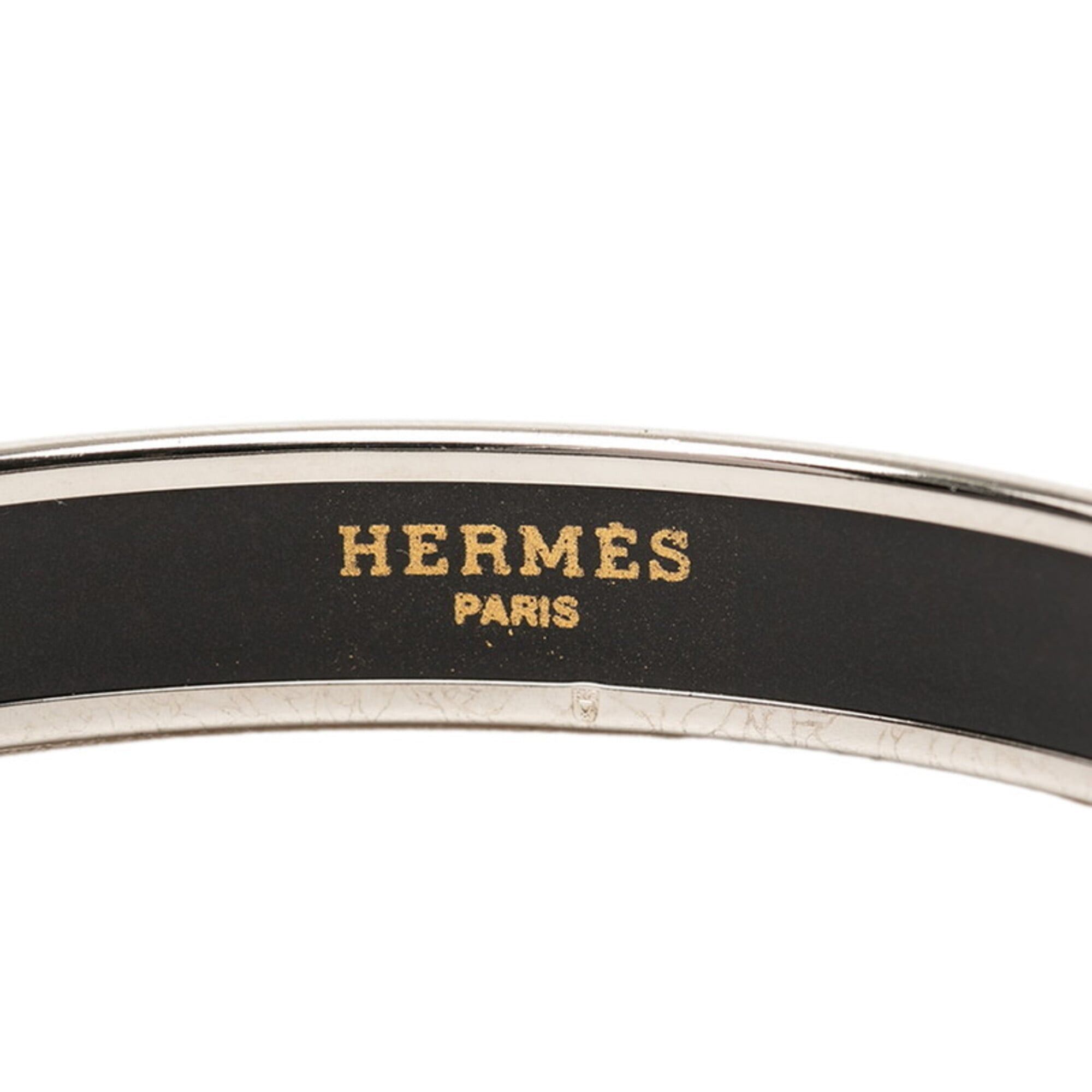 Hermes Hermes Email PM Cloisonné Enamel Caleche Bangle Pink Metal Women's HERMES Size ONE SIZE - 5 Thumbnail