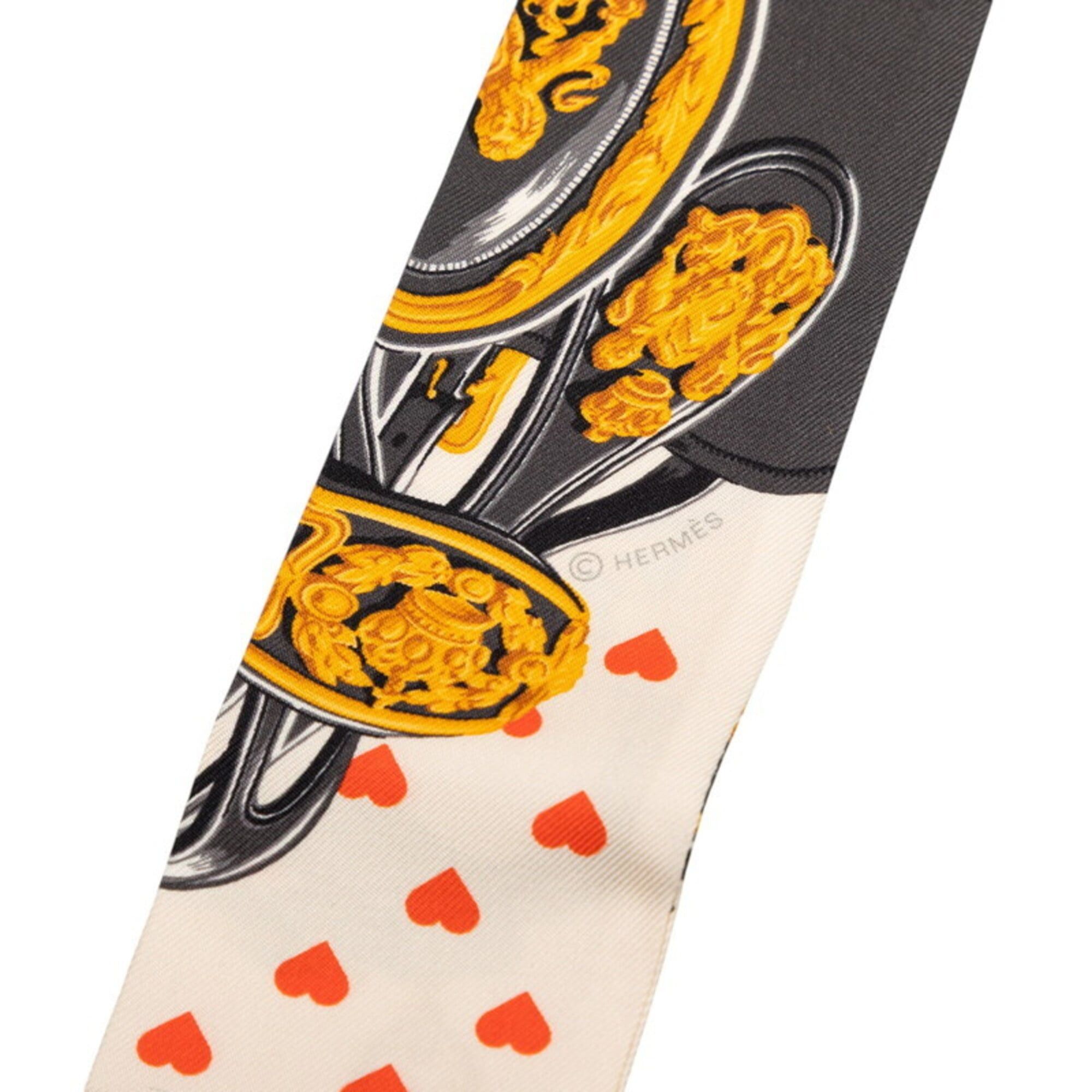 Hermes Hermes Twilly Brides de Gala LOVE Scarf Muffler Multicolor Silk Women's HERMES Size ONE SIZE - 2 Thumbnail