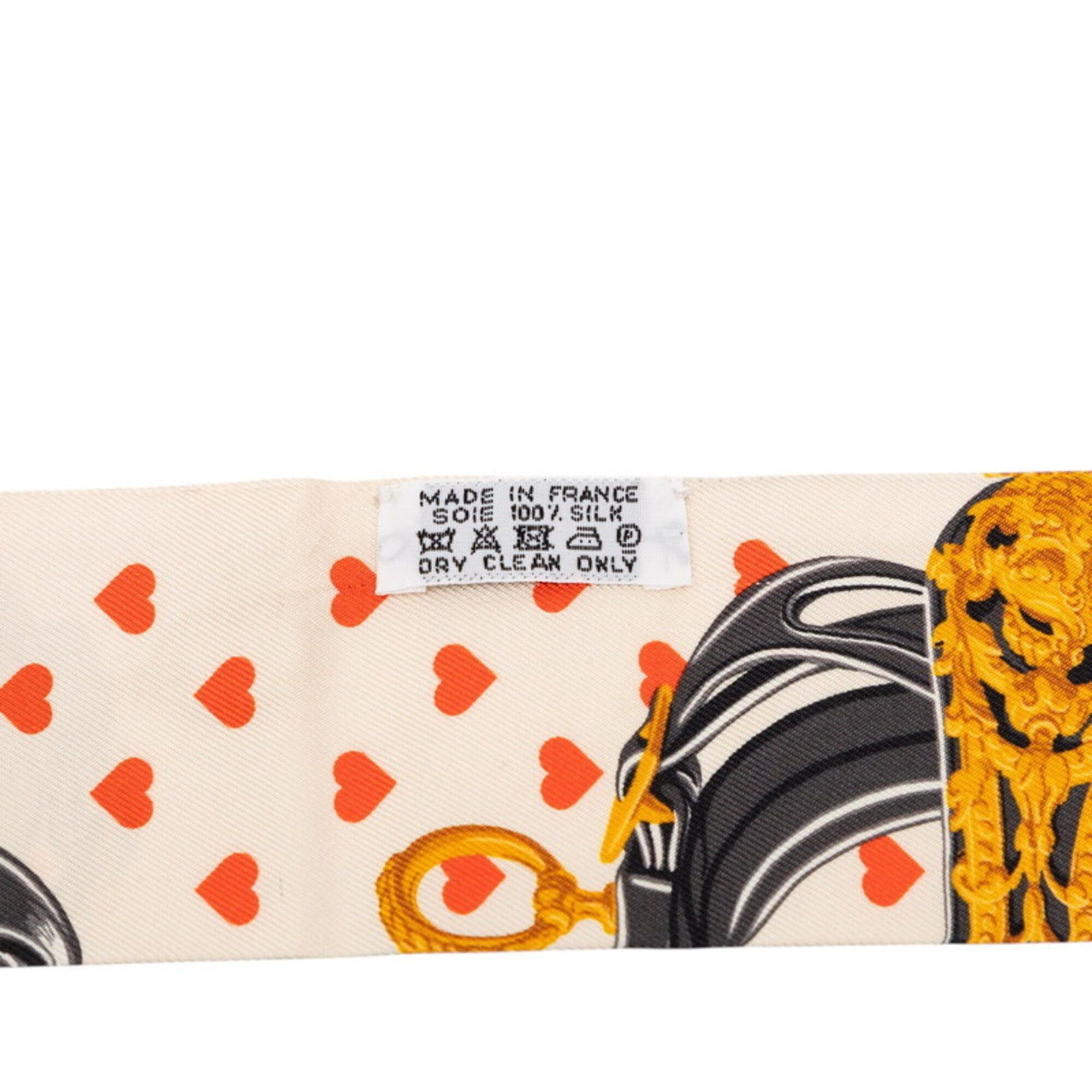 Hermes Hermes Twilly Brides de Gala LOVE Scarf Muffler Multicolor Silk Women's HERMES Size ONE SIZE - 4 Thumbnail