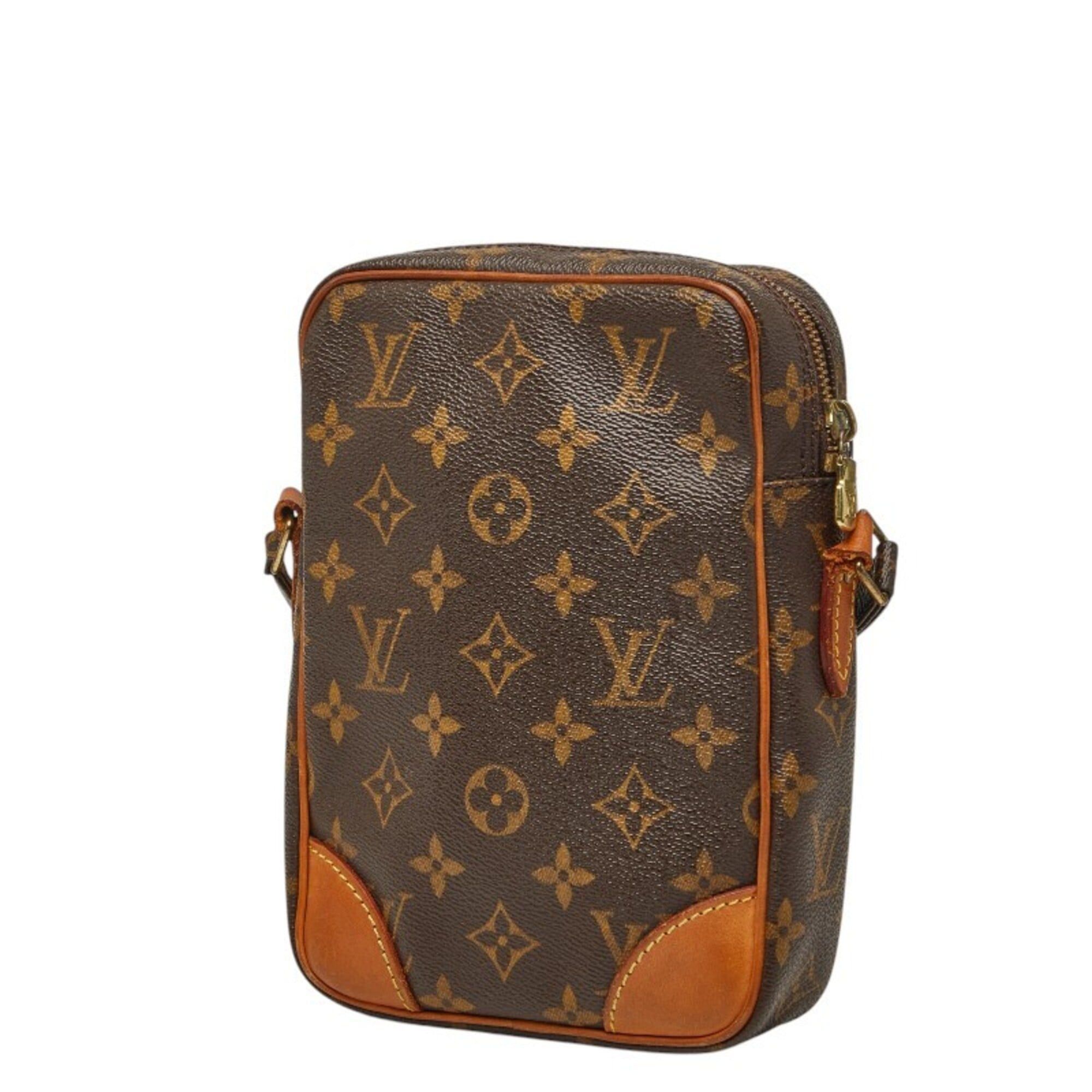 Louis Vuitton Louis Vuitton Monogram Danube Crossbody Shoulder Bag M45266 Brown Leather Women's LOUIS VUITTON Size ONE SIZE - 2 Thumbnail