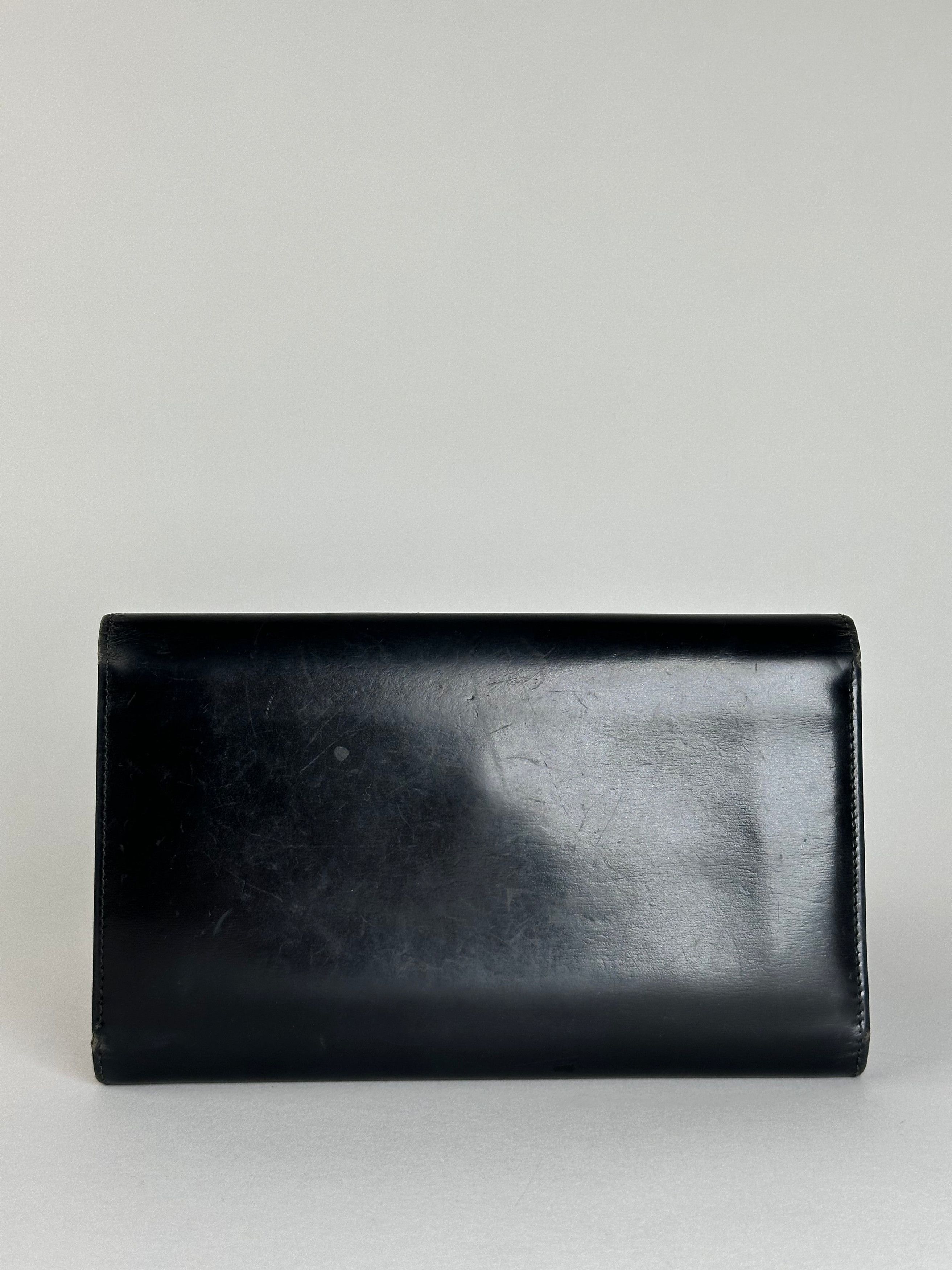 Cartier Vintage Panthère Continental Wallet Black Leather Size ONE SIZE - 2 Thumbnail