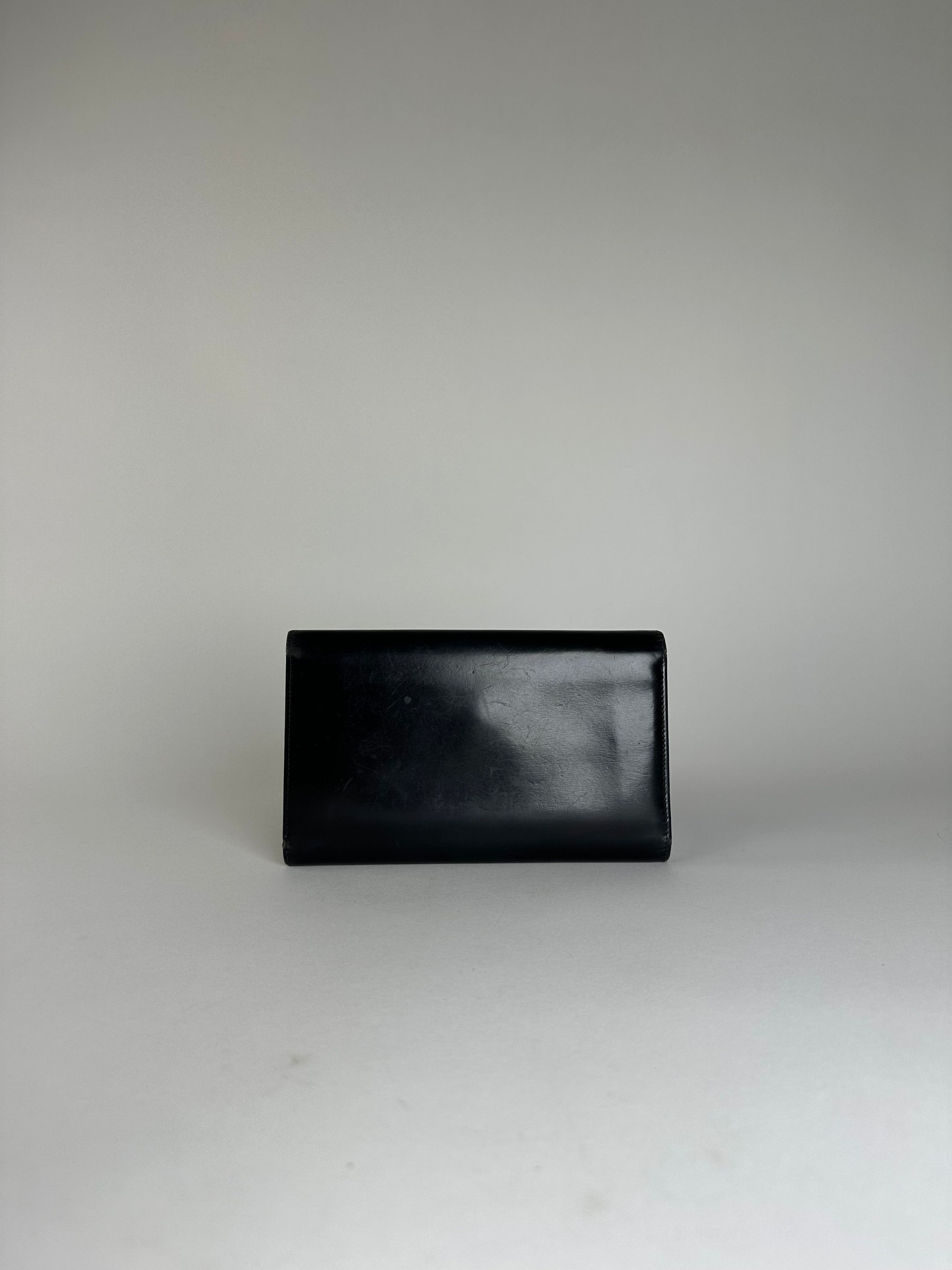 Cartier Vintage Panthère Continental Wallet Black Leather Size ONE SIZE - 14 Thumbnail