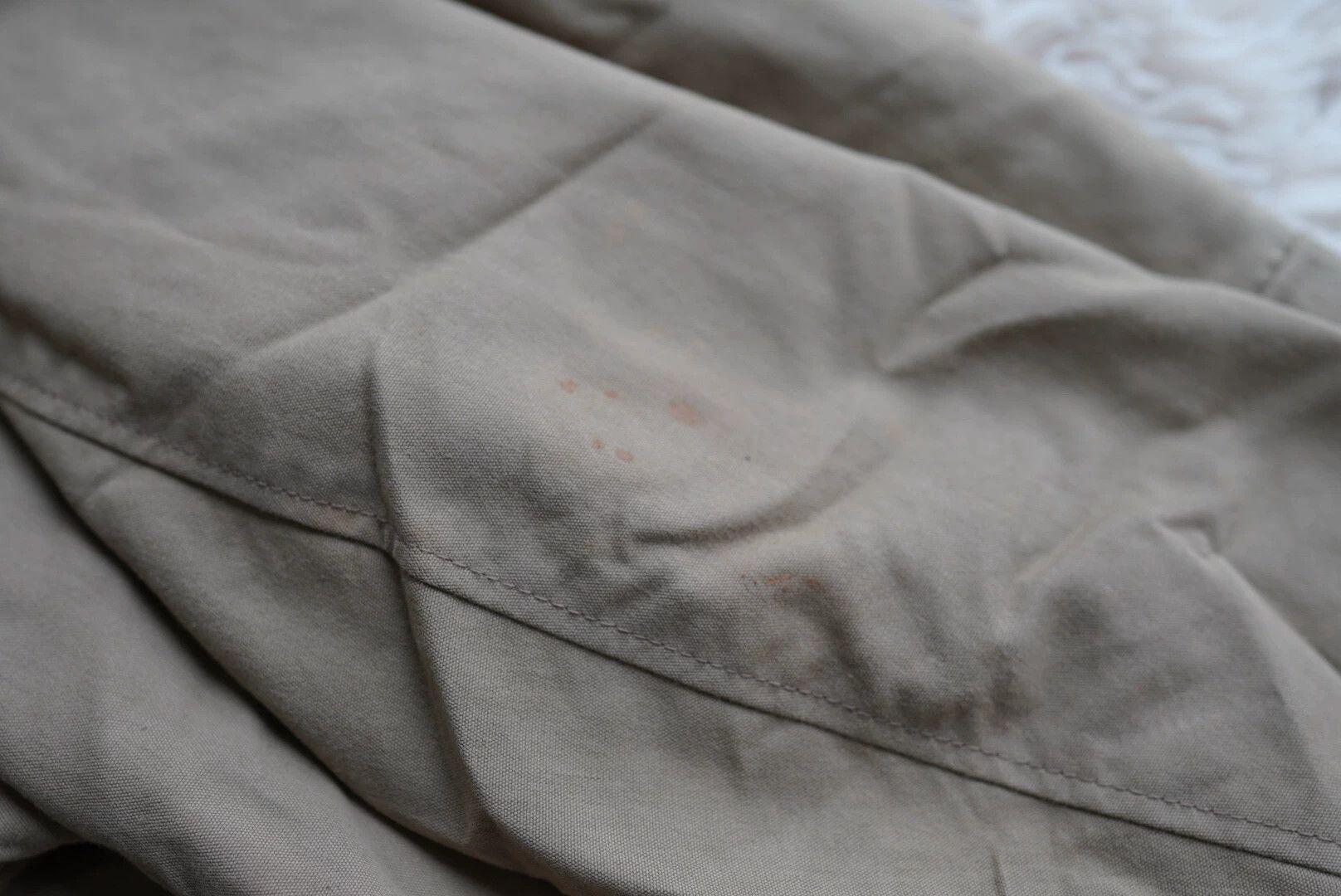 Visvim Beige Bomber Jacket with Knit Collar and Cuffs Size US M / EU 48-50 / 2 - 7 Thumbnail