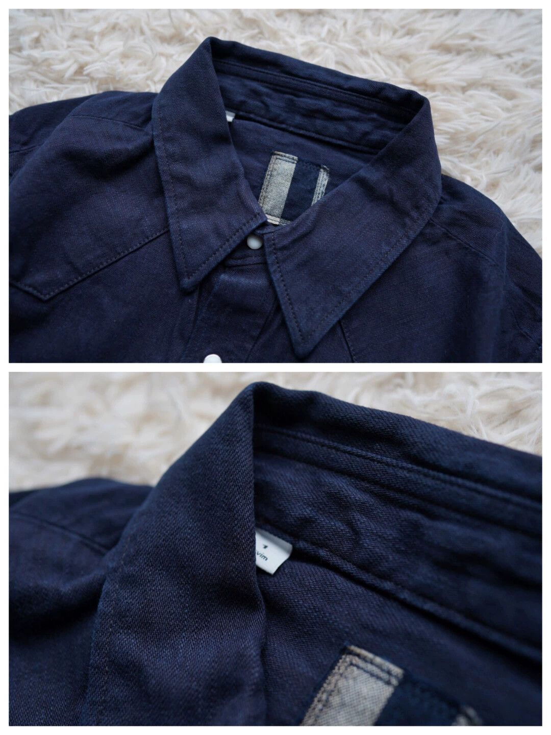 Visvim Blue Long-Sleeve Button-Up Shirt with Chest Pockets - S Size US S / EU 44-46 / 1 - 3 Thumbnail