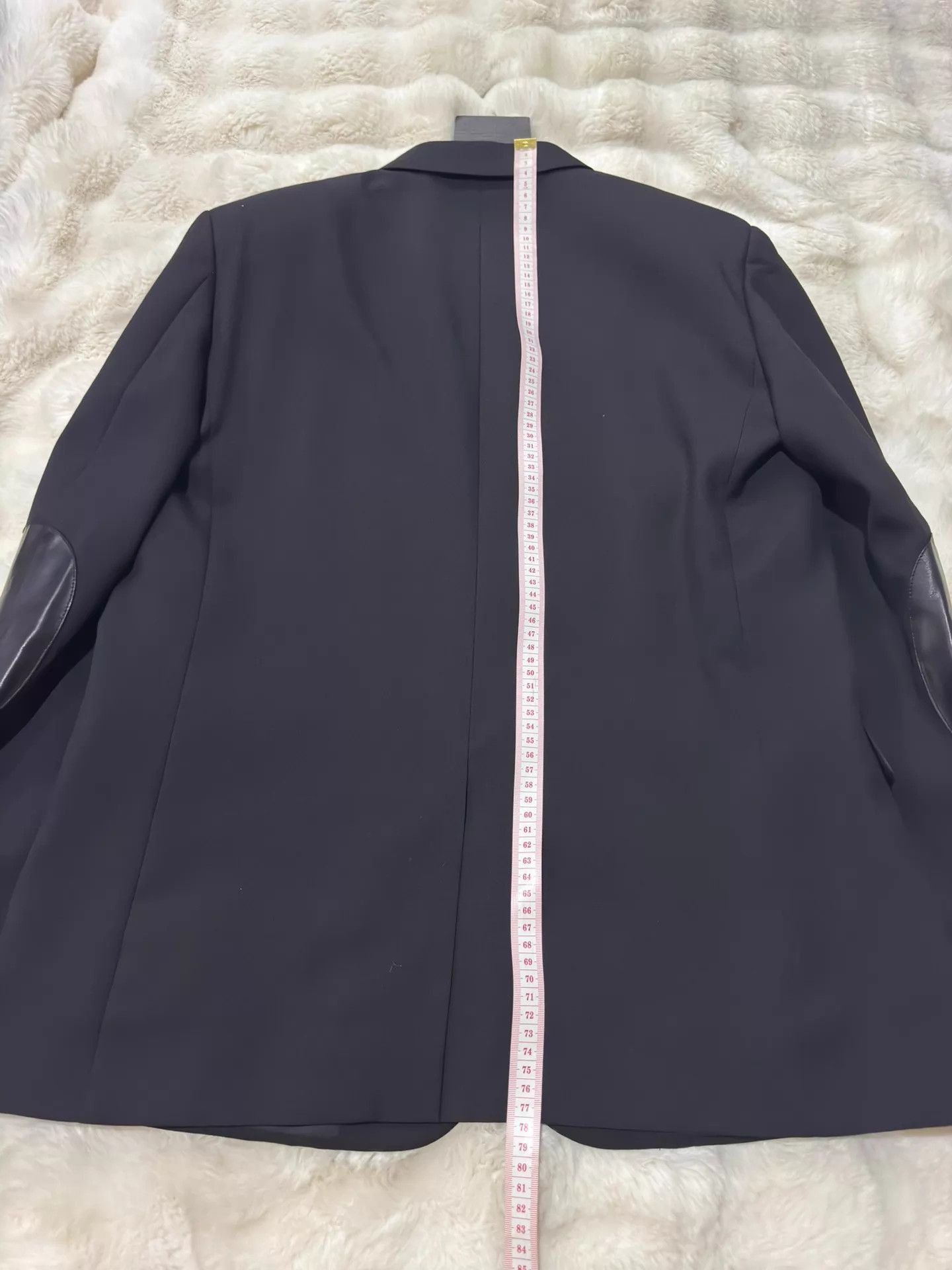 Saint Laurent Paris Black Blazer with Leather Elbow Patches - XL Size US XL / EU 56 / 4 - 8 Thumbnail