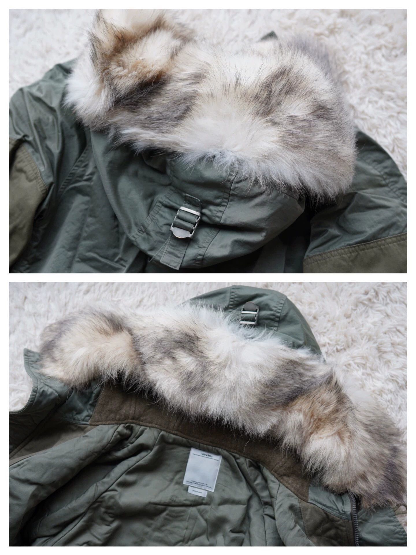 Visvim Multi Color Fur Hooded Parka - Size S Size US S / EU 44-46 / 1 - 3 Thumbnail