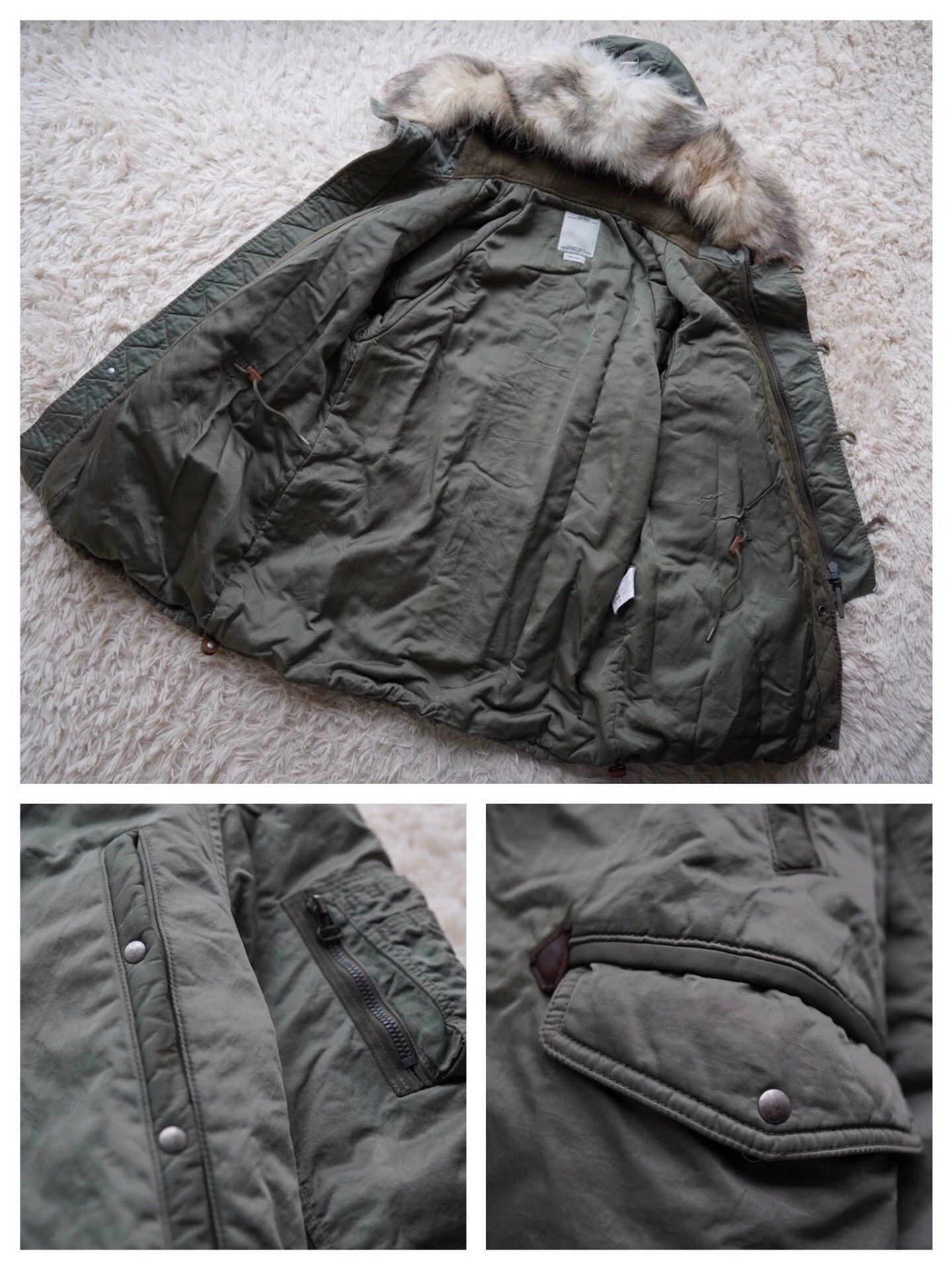 Visvim Multi Color Fur Hooded Parka - Size S Size US S / EU 44-46 / 1 - 5 Thumbnail