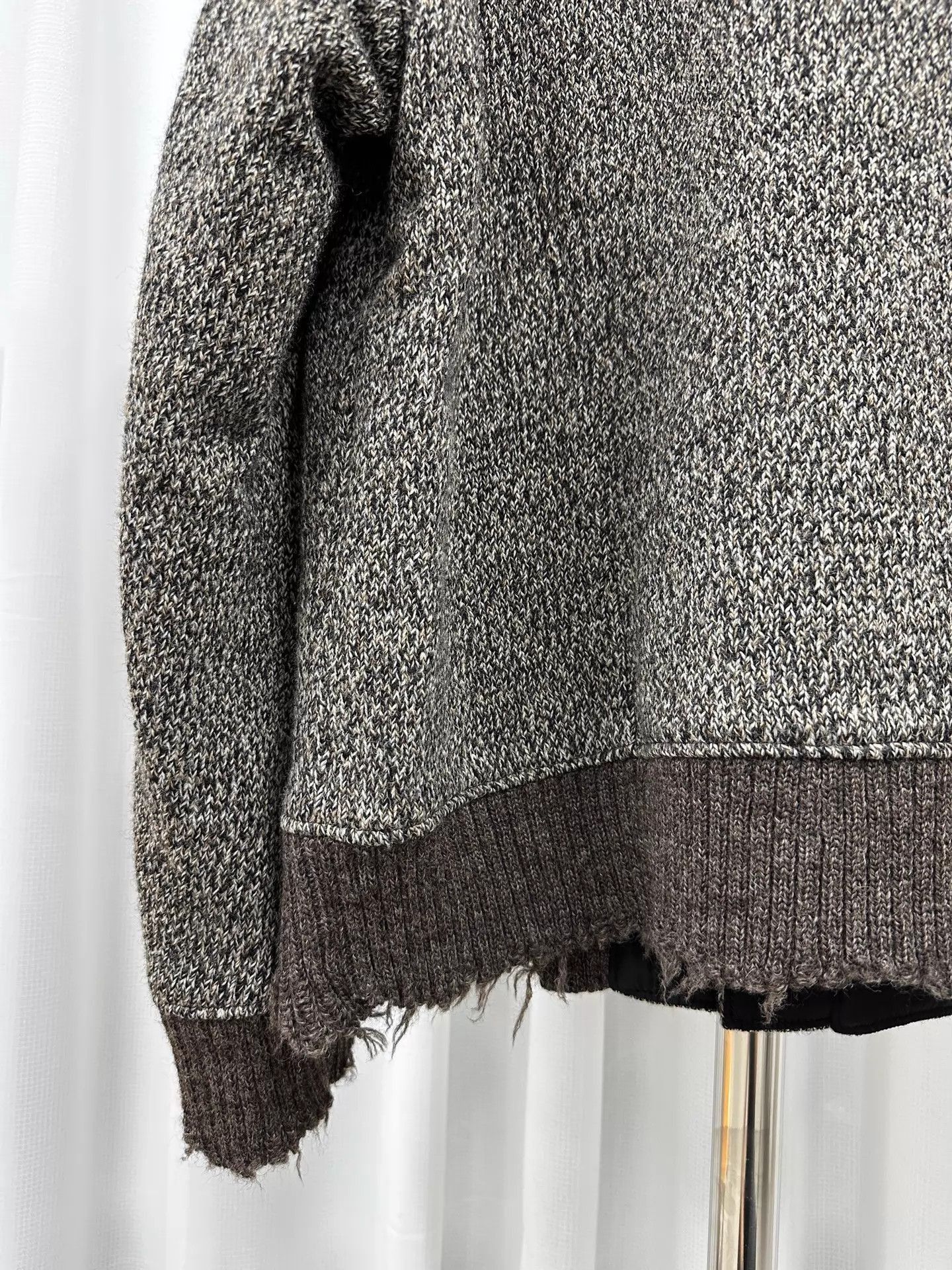 Undercover Multi Textured Knit Sweater with Pockets - Size L Size US L / EU 52-54 / 3 - 5 Thumbnail