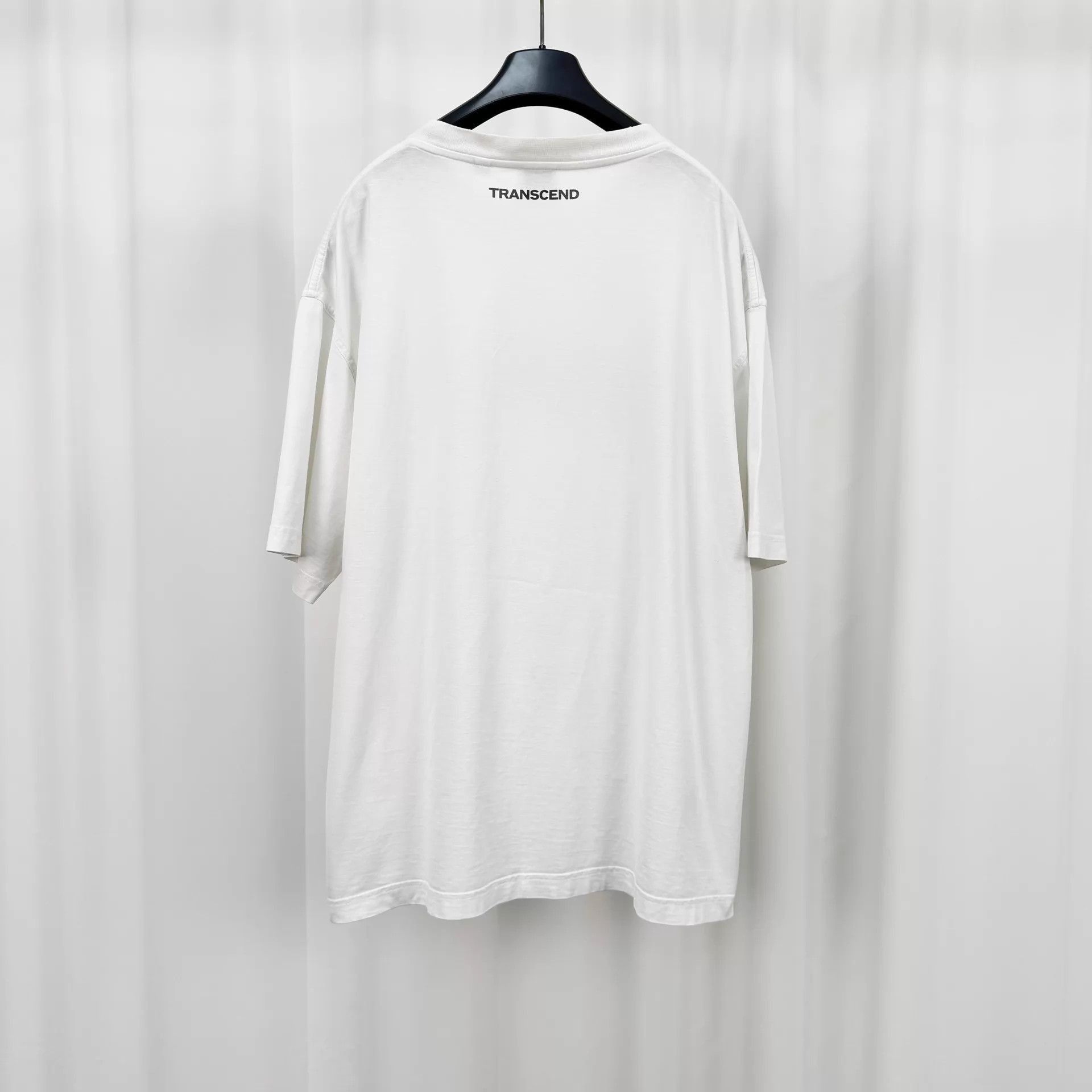 Burberry White Graphic Short Sleeve T-Shirt Size US M / EU 48-50 / 2 - 2 Thumbnail