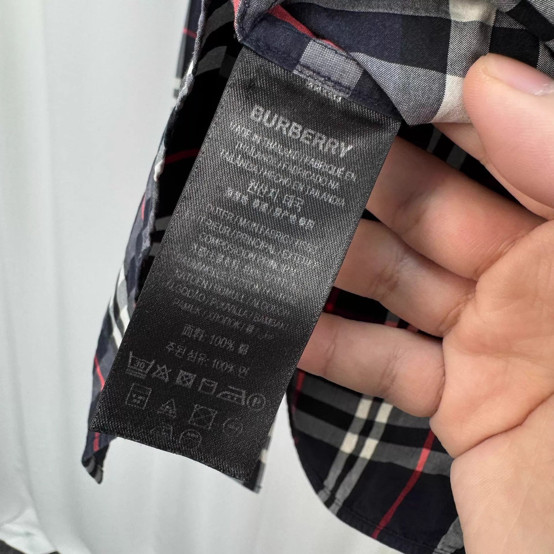 Burberry Plaid Long-Sleeve Button-Up Shirt Size US S / EU 44-46 / 1 - 6 Thumbnail