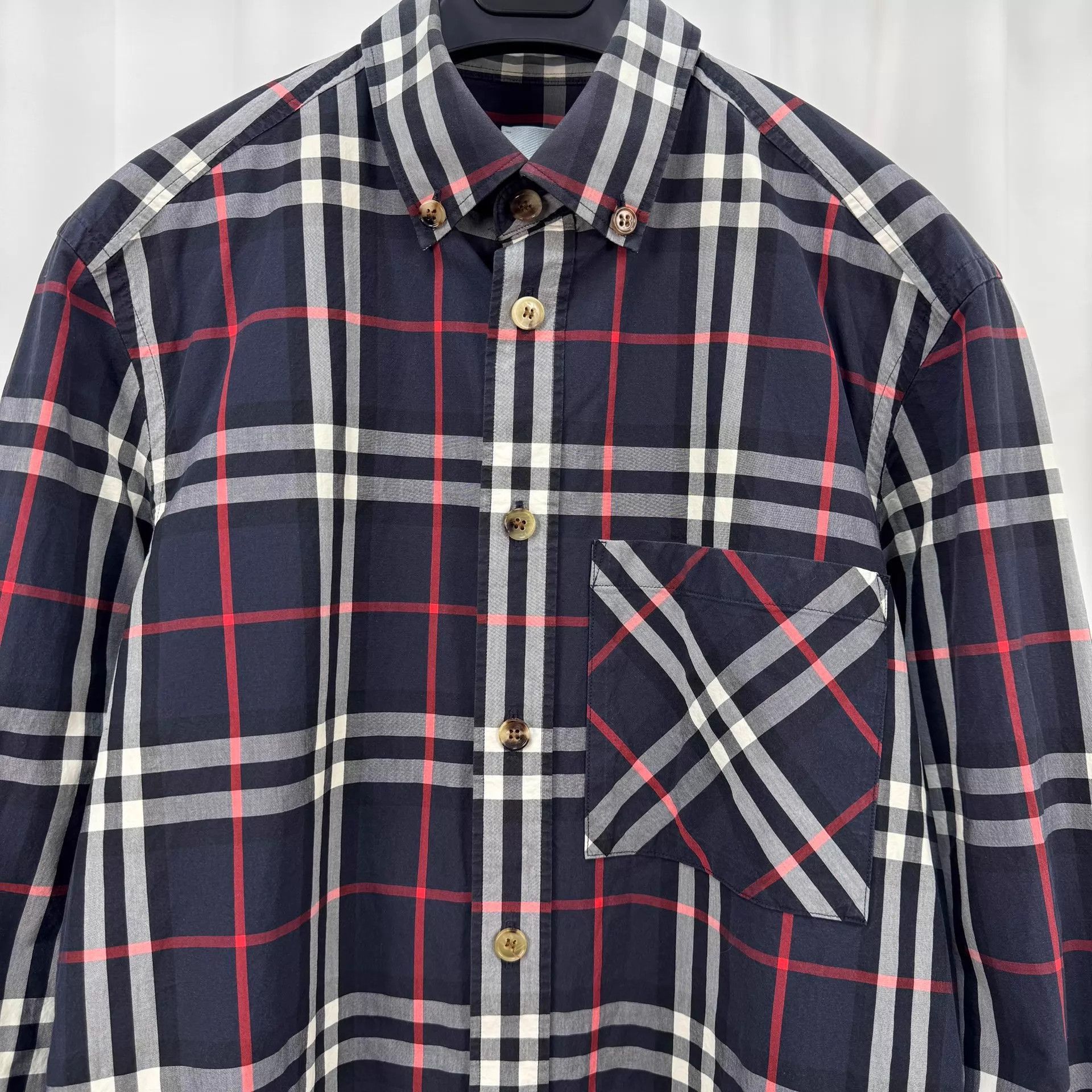 Burberry Plaid Long-Sleeve Button-Up Shirt Size US S / EU 44-46 / 1 - 3 Thumbnail