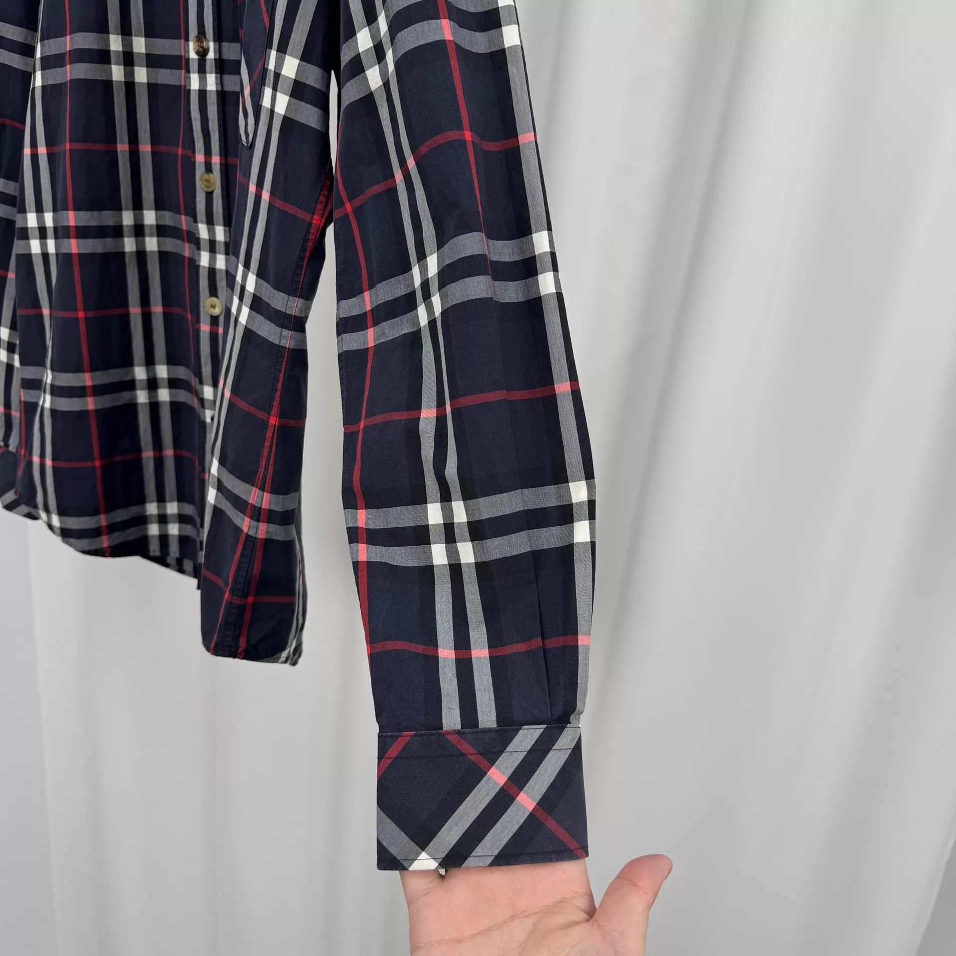 Burberry Plaid Long-Sleeve Button-Up Shirt Size US S / EU 44-46 / 1 - 4 Thumbnail