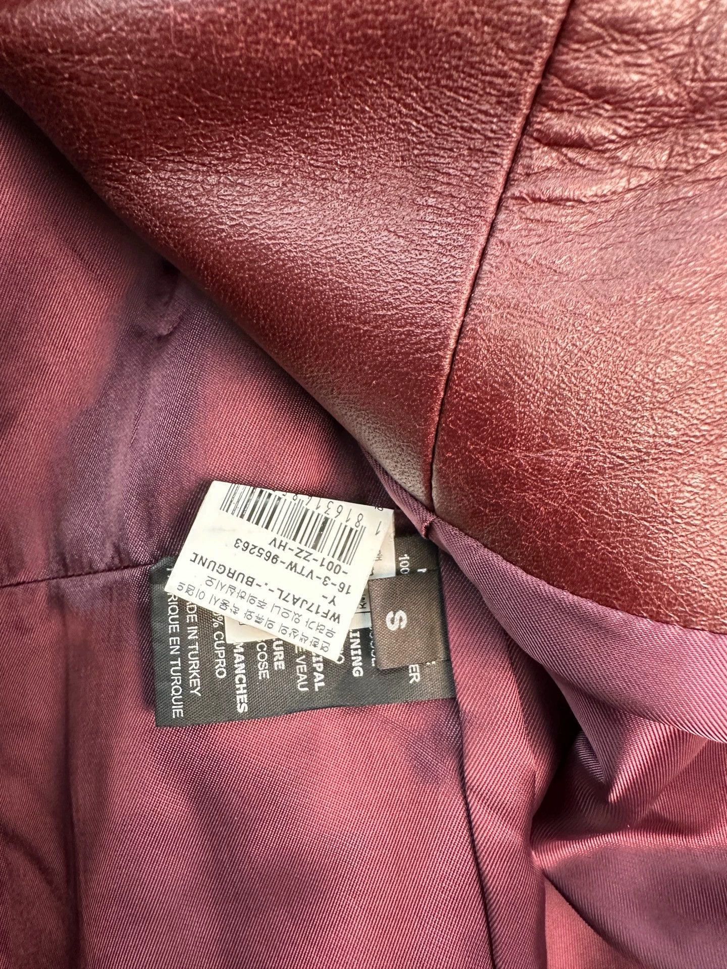 Vetements Red Leather Long Coat - Size S Size US S / EU 44-46 / 1 - 6 Thumbnail