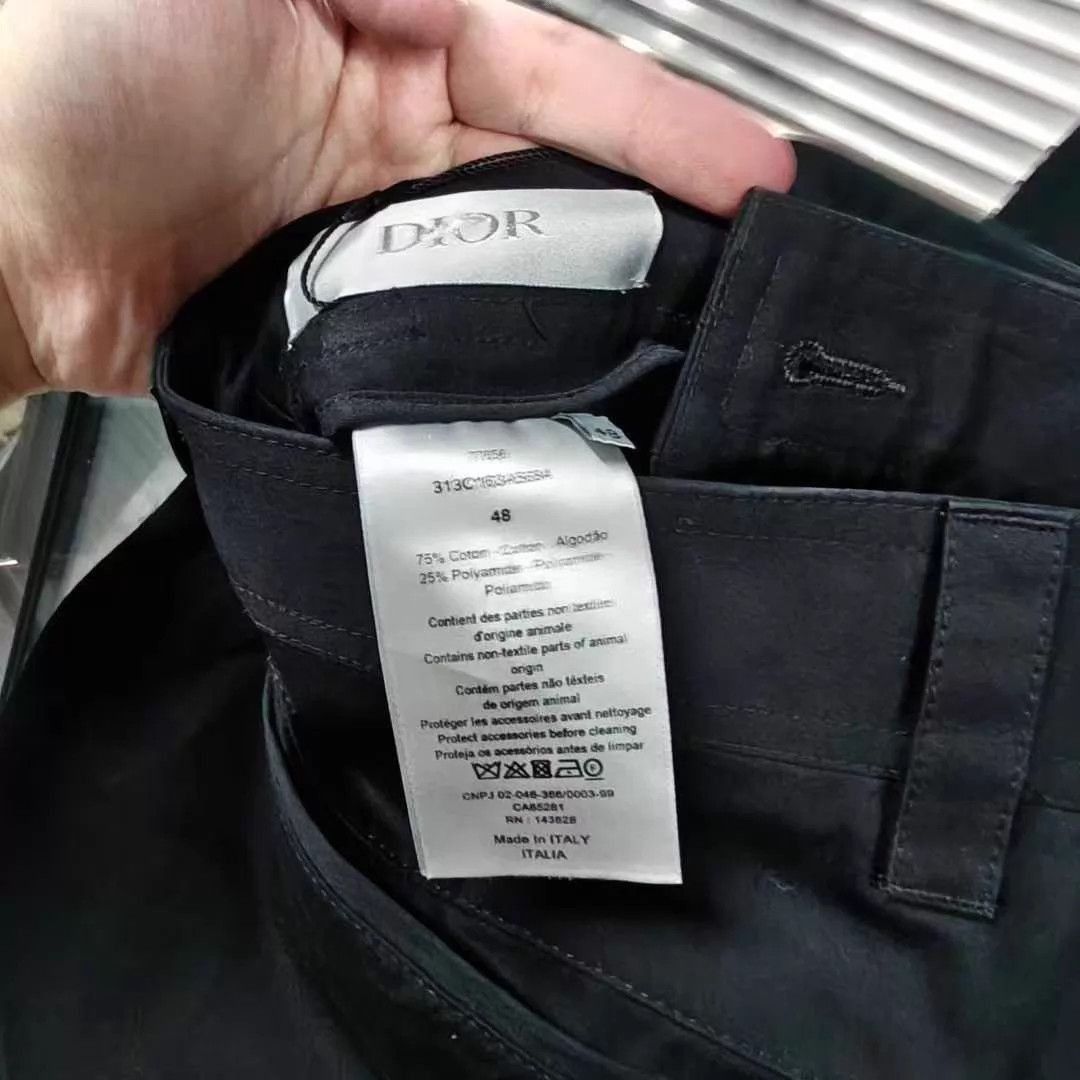 Dior Black Cargo Pants with Multiple Pockets Size US 32 / EU 48 - 4 Thumbnail