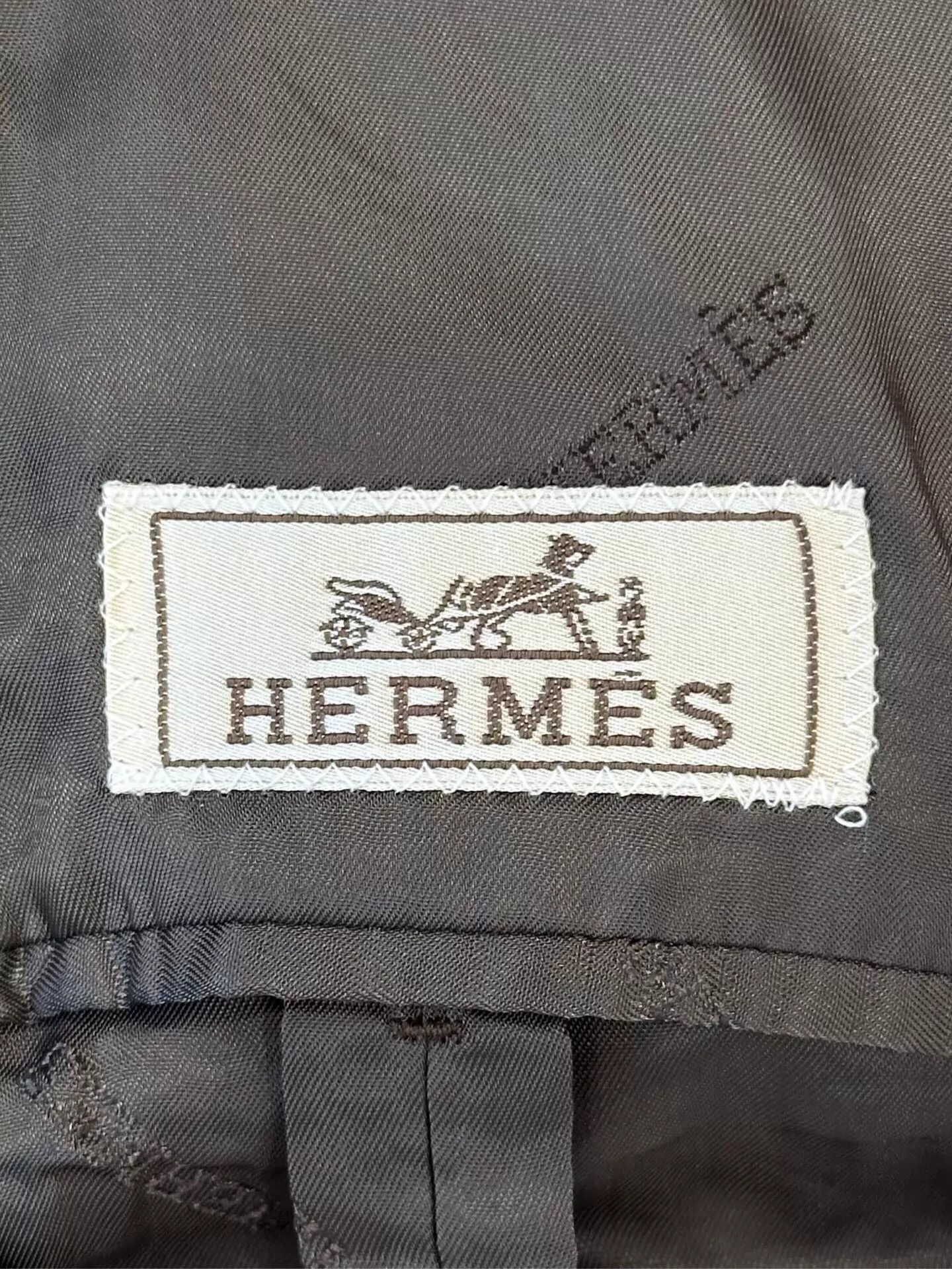 Hermes Multi-Colored Long Coat Size M Size US M / EU 48-50 / 2 - 5 Thumbnail