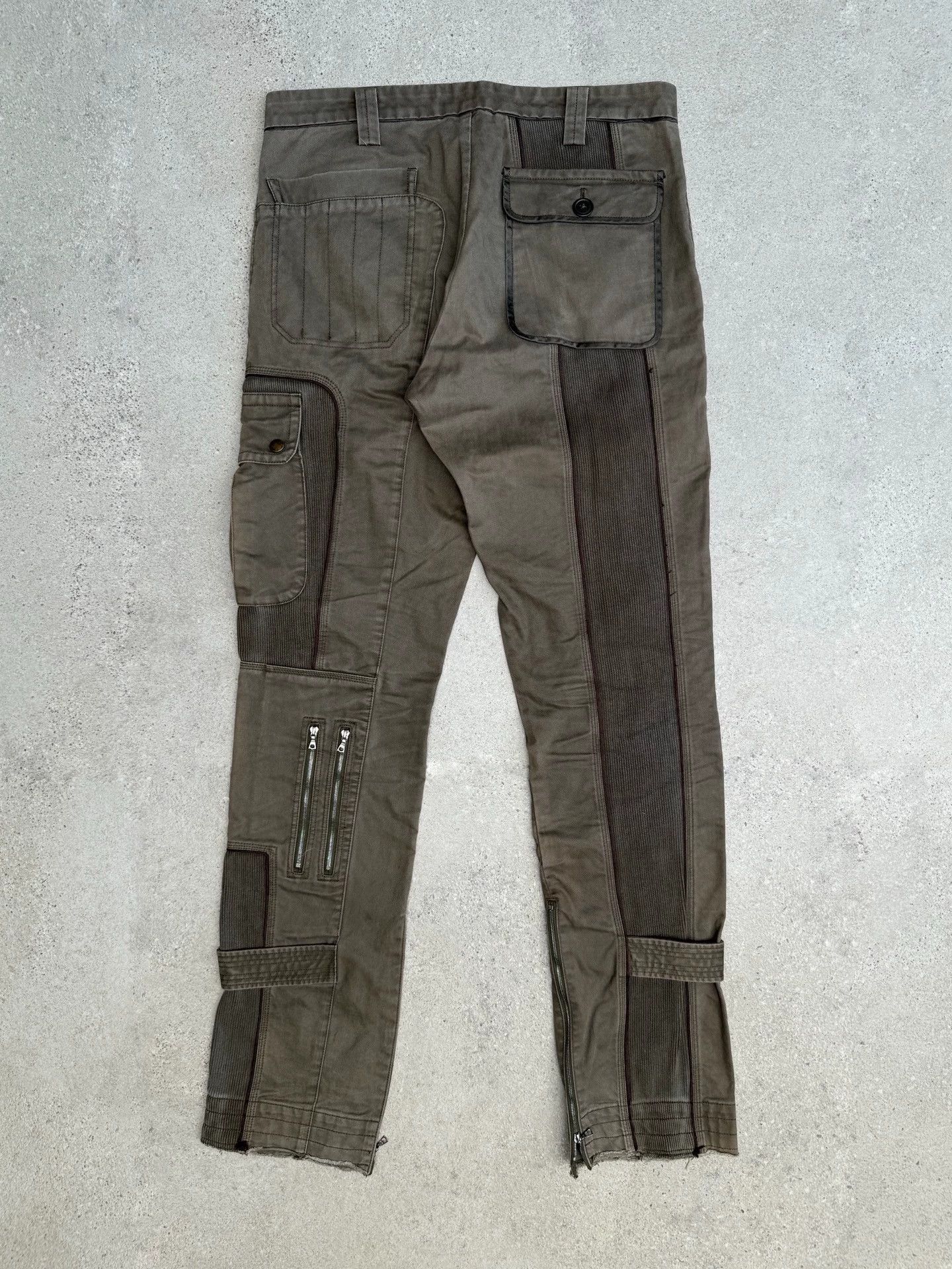 Undercover Multi Cargo Pants with Pockets & Zippers Size US 34 / EU 50 - 5 Thumbnail