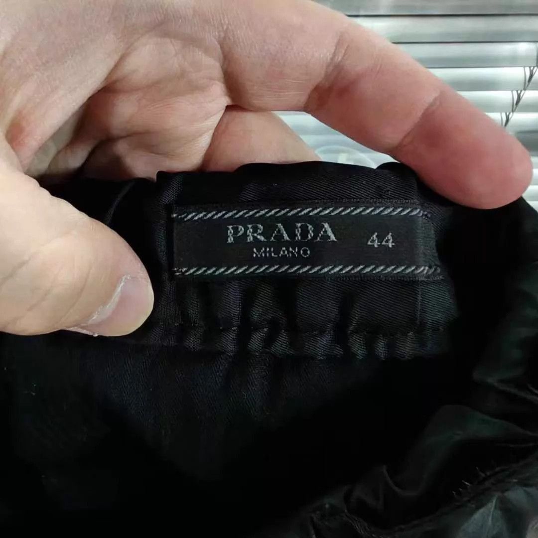 Prada Black Casual Pants with Side Zippers - Size 28 Size US 28 / EU 44 - 2 Thumbnail