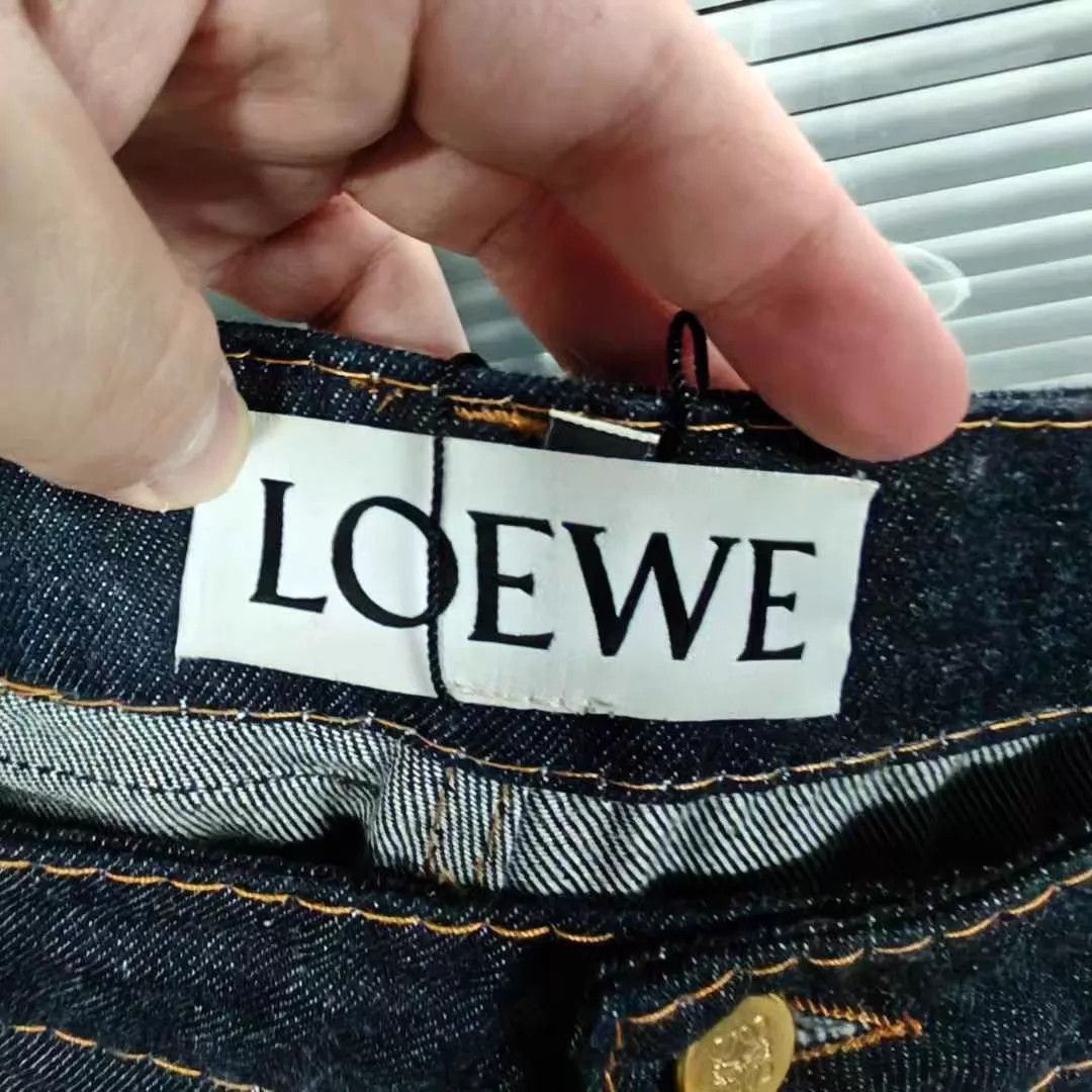 Loewe Multi Cuffed Denim Pants Size US 34 / EU 50 - 2 Thumbnail