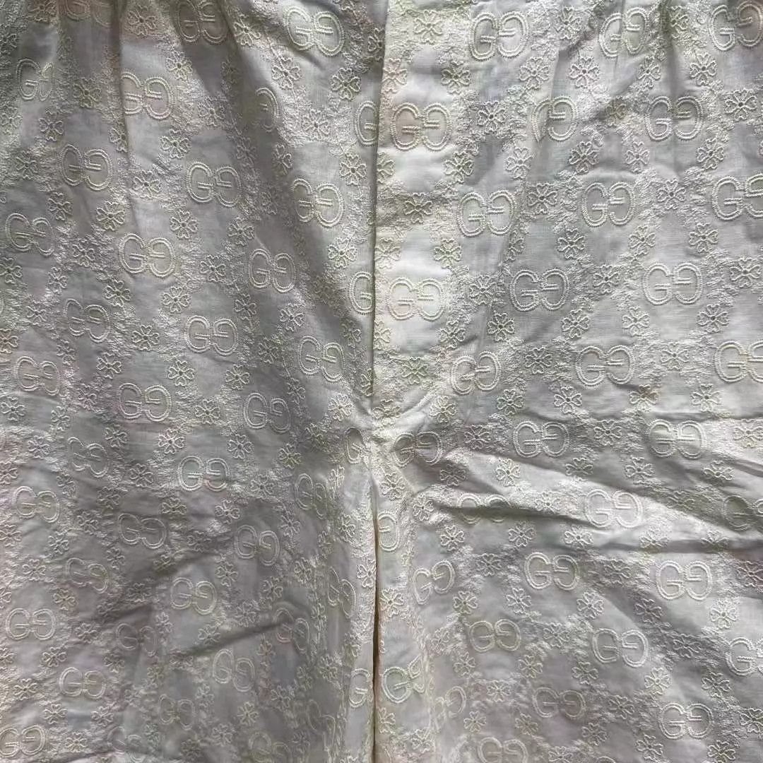 Gucci White Patterned Shorts Size 36 Size US 36 / EU 52 - 3 Thumbnail