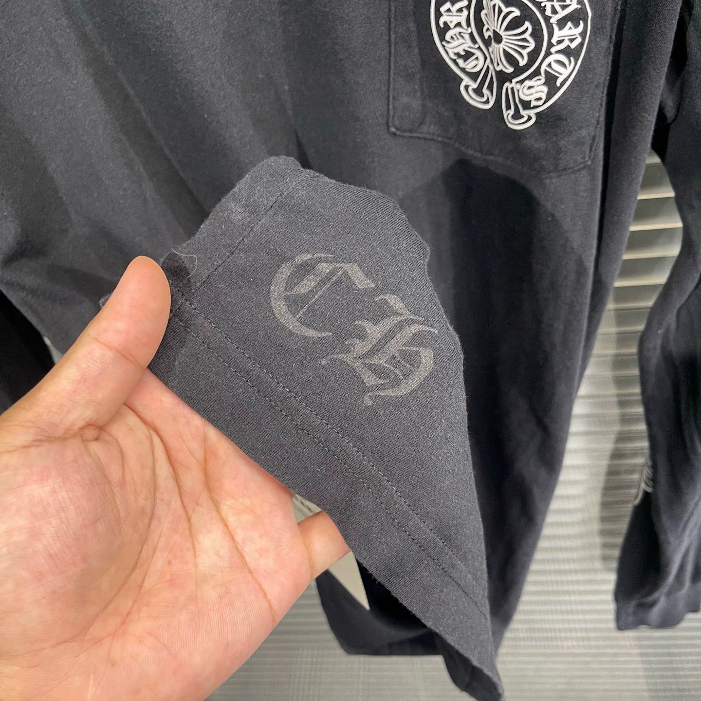 Chrome Hearts Black Long Sleeve Graphic Print Shirt Size US M / EU 48-50 / 2 - 5 Thumbnail