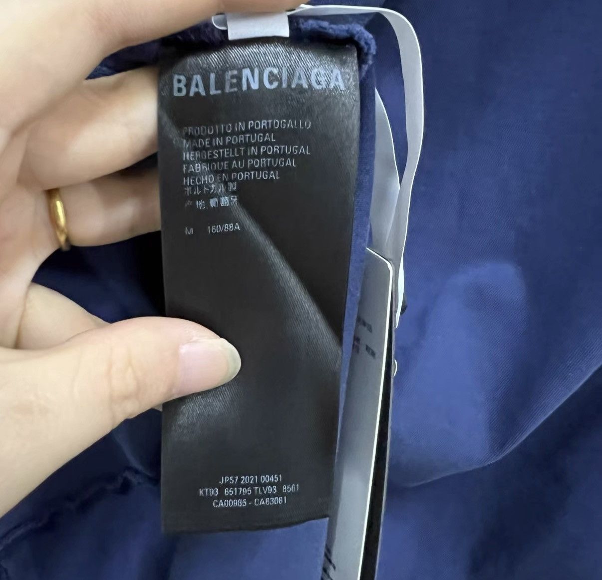 Balenciaga Blue Gay Pride Short Sleeve T-Shirt Size US M / EU 48-50 / 2 - 5 Thumbnail