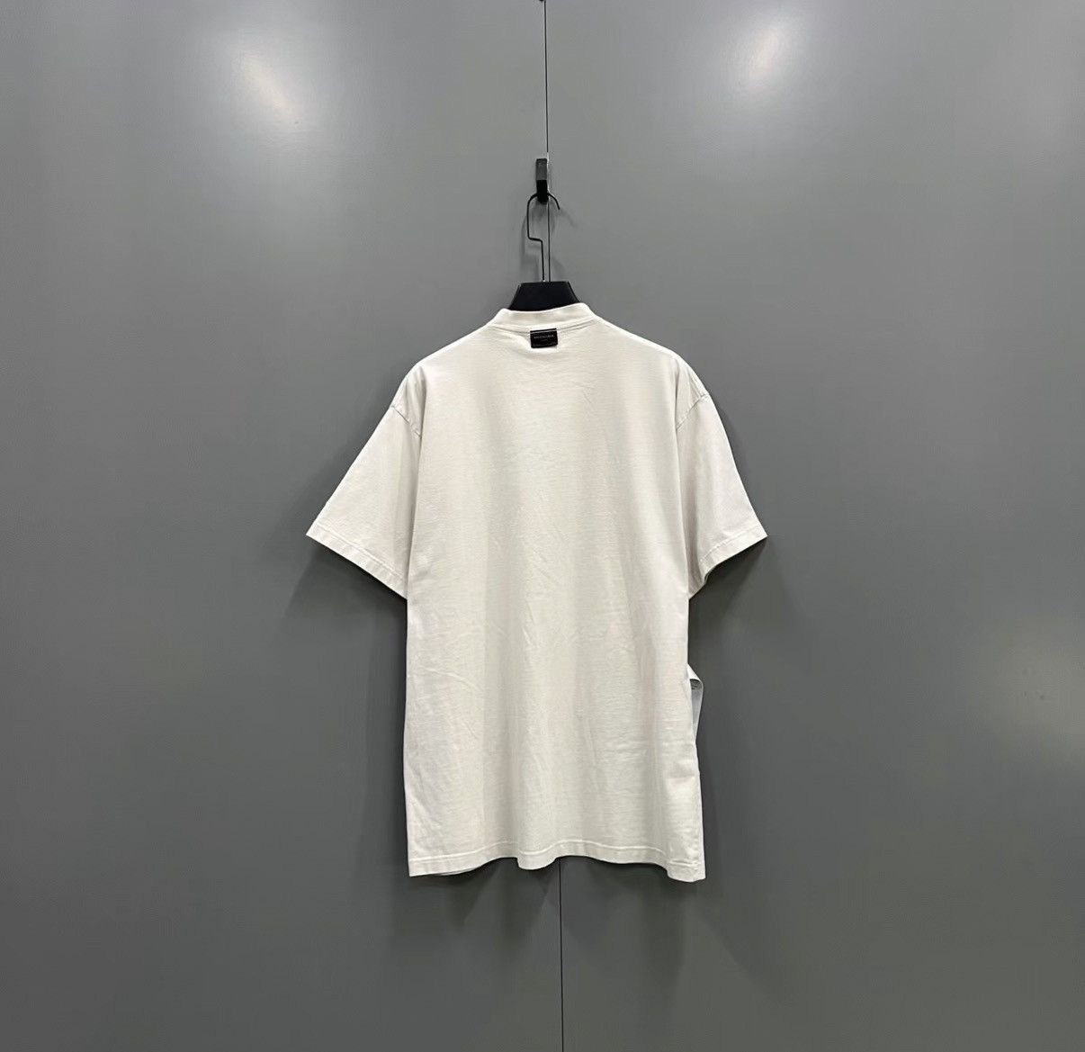 Balenciaga White Short Sleeve Oversized Graphic T-Shirt Size US S / EU 44-46 / 1 - 2 Thumbnail
