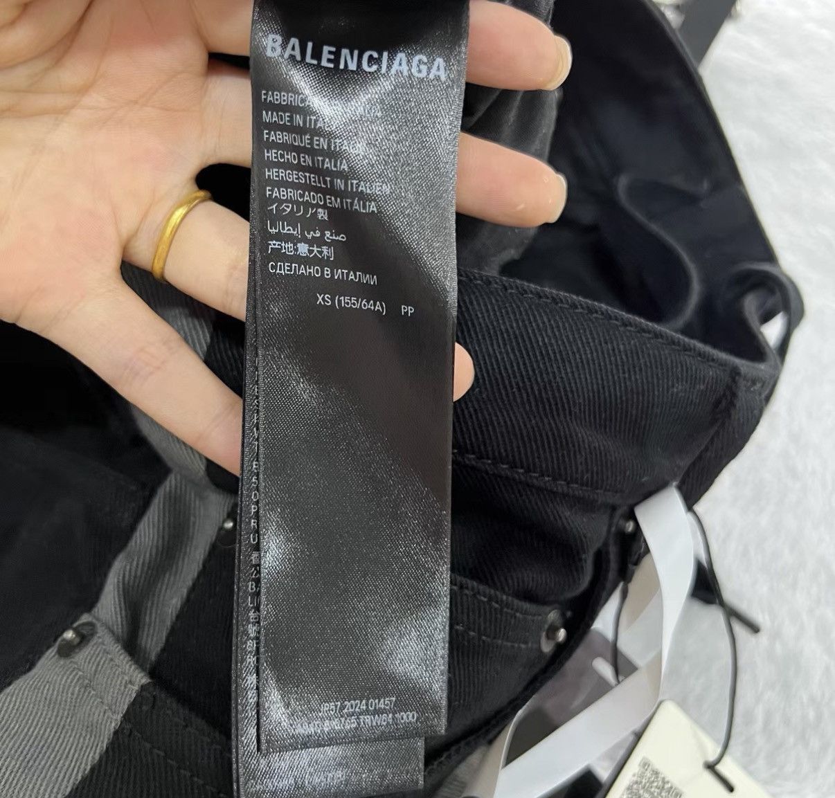 Balenciaga Black Casual Pants with Side Stripes - Size 30 Size US 30 / EU 46 - 5 Thumbnail