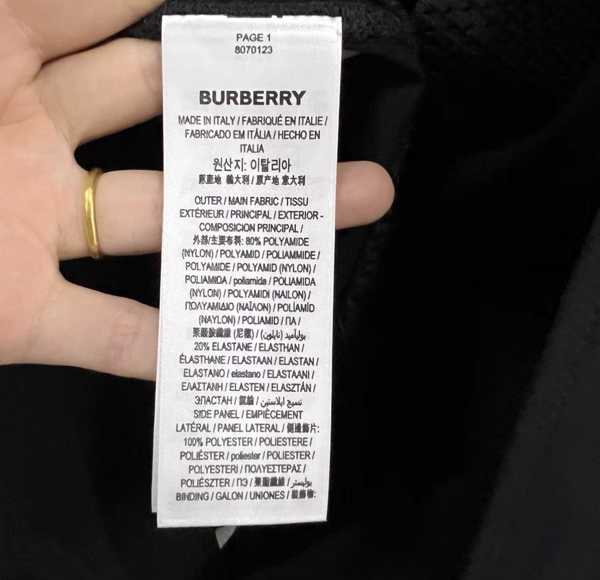 Burberry Black Long-Sleeve Button-Up Shirt Size US XXL / EU 58 / 5 - 3 Thumbnail
