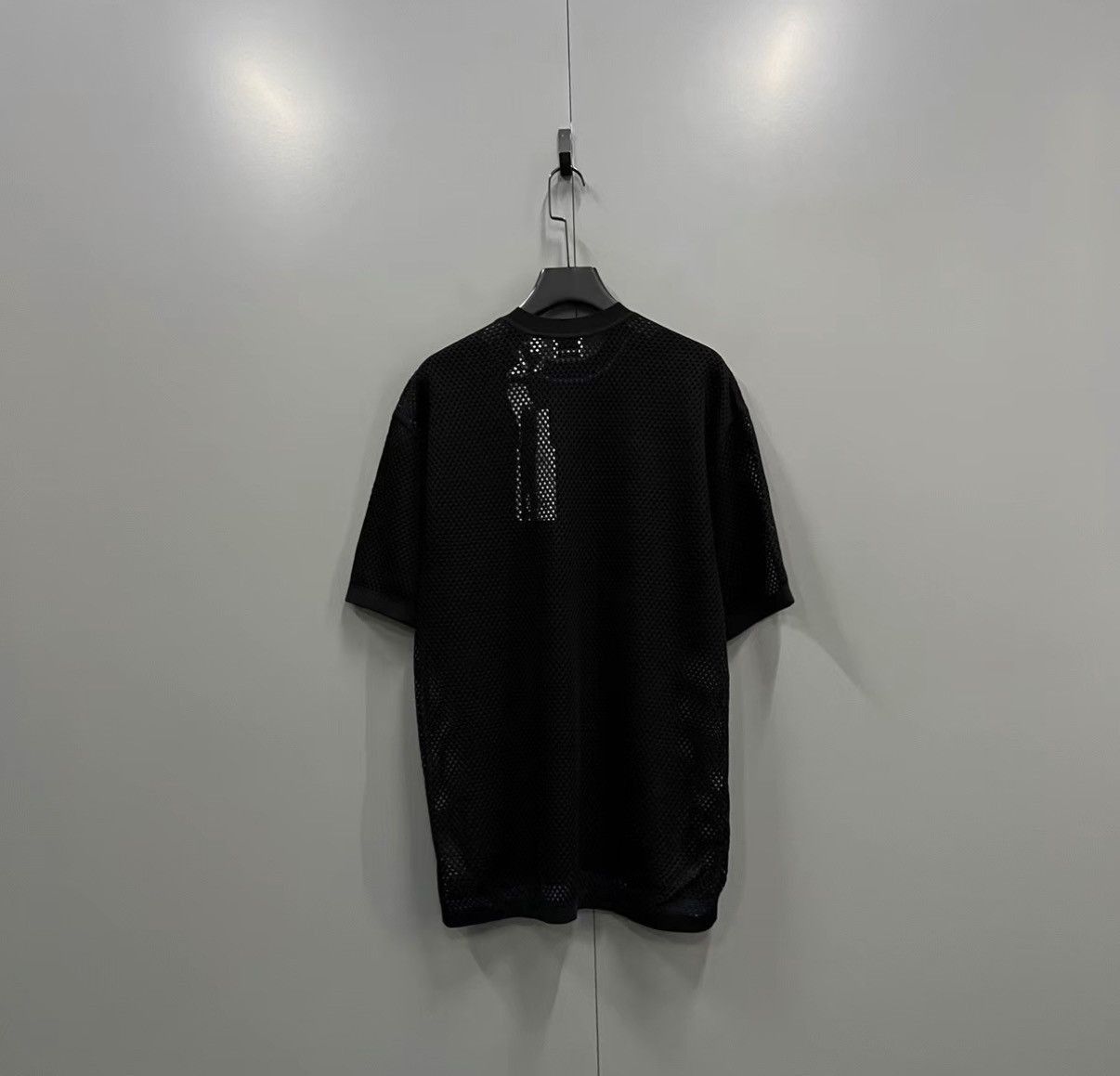 Burberry Black Mesh Short-Sleeve Shirt Size US M / EU 48-50 / 2 - 2 Thumbnail