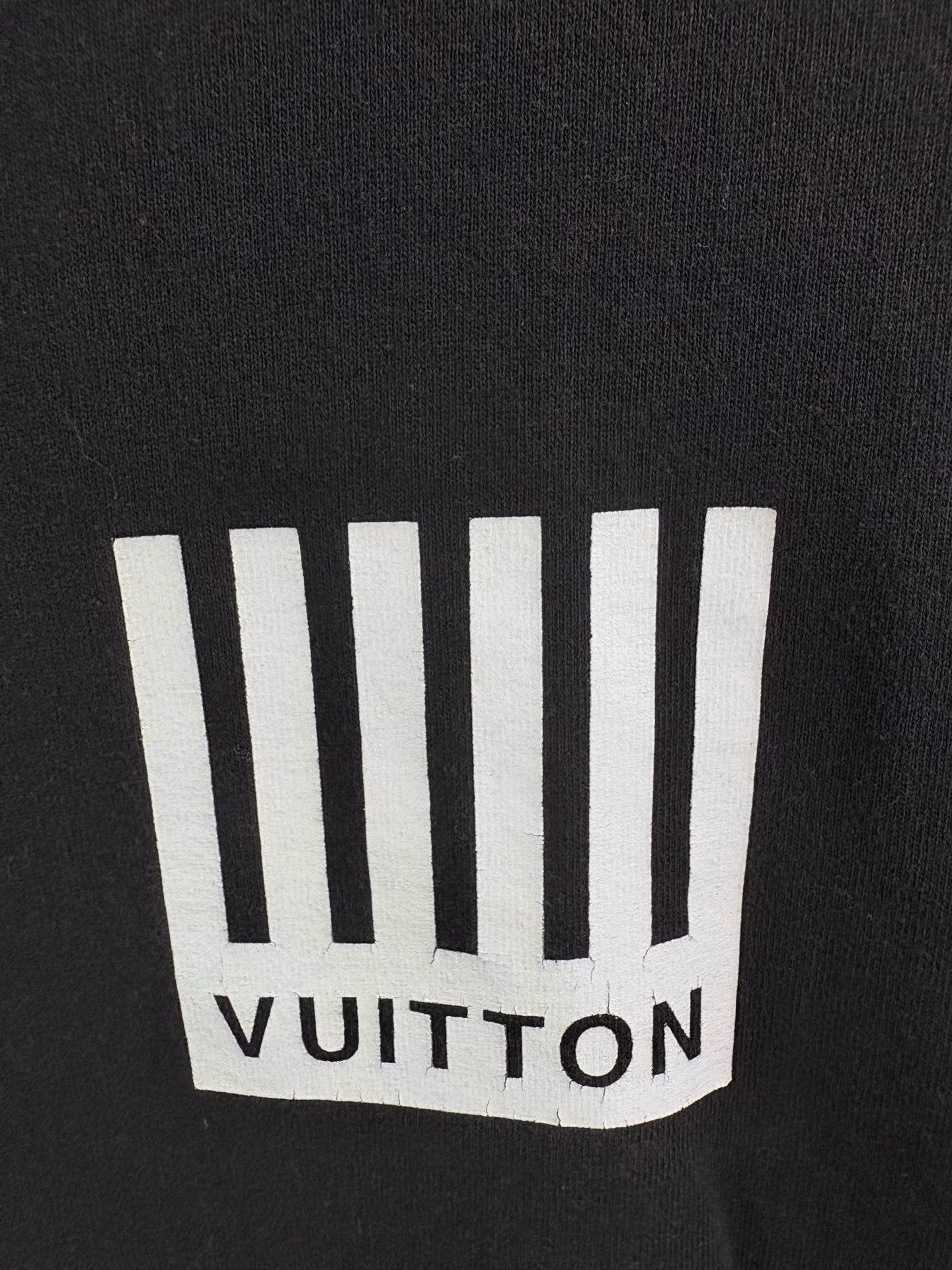 Louis Vuitton Black Graphic Short-Sleeve T-Shirt Size US XL / EU 56 / 4 - 3 Thumbnail