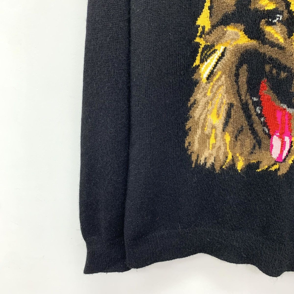 Balenciaga Black Long-Sleeve Sweater with German Shepherd Design Size US S / EU 44-46 / 1 - 4 Thumbnail