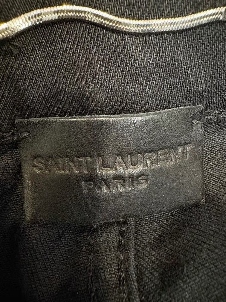 Saint Laurent Paris Black Ripped Denim Jeans Size 36 Size US 36 / EU 52 - 4 Thumbnail
