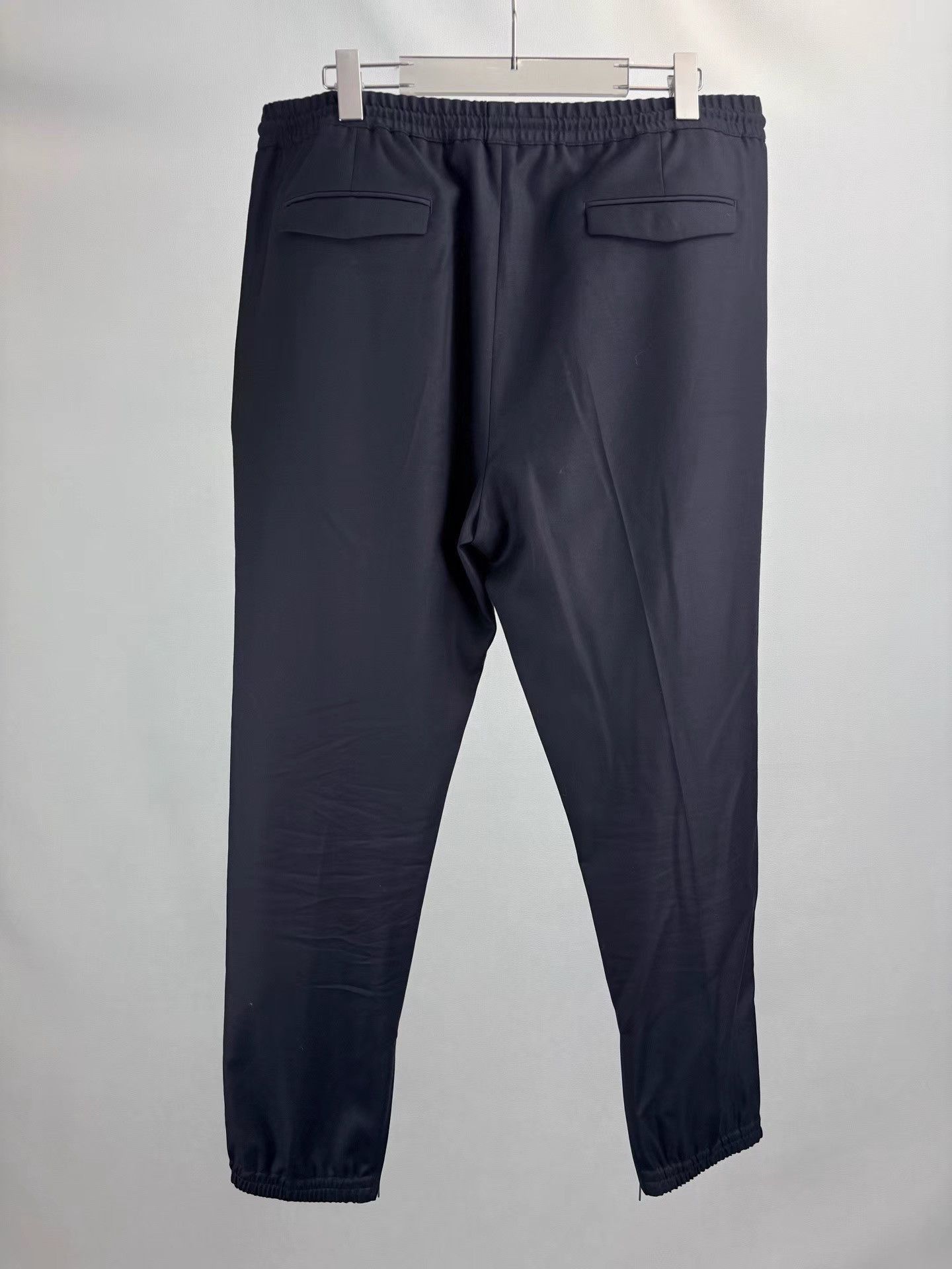 Dior Black Casual Drawstring Tapered Pants Size 38 Size US 38 / EU 54 - 2 Thumbnail