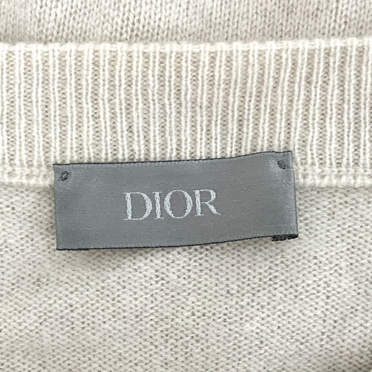 Dior Beige Long Sleeve Knit Sweater with Embellished Detail Size US S / EU 44-46 / 1 - 5 Thumbnail