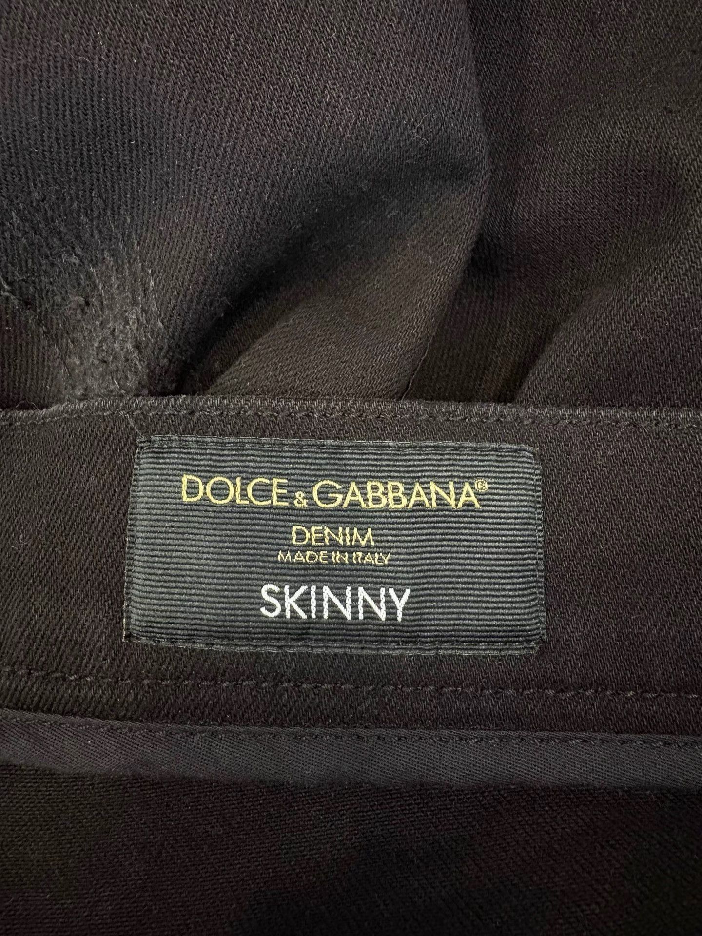 Dolce & Gabbana Black Distressed Denim Jeans Size 40 Size US 40 / EU 56 - 5 Thumbnail