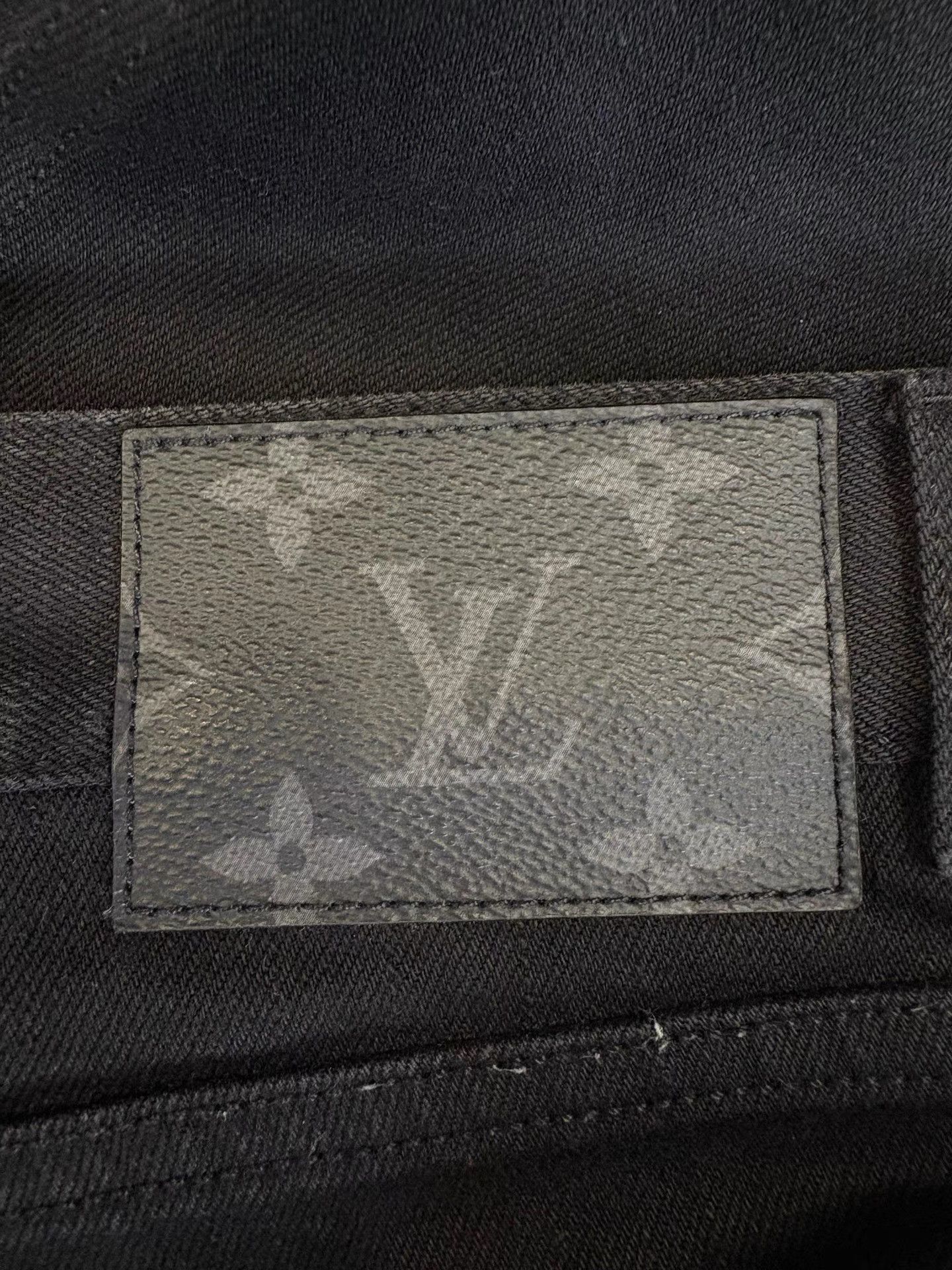 Louis Vuitton Black Denim Pants Size US 40 / EU 56 - 3 Thumbnail