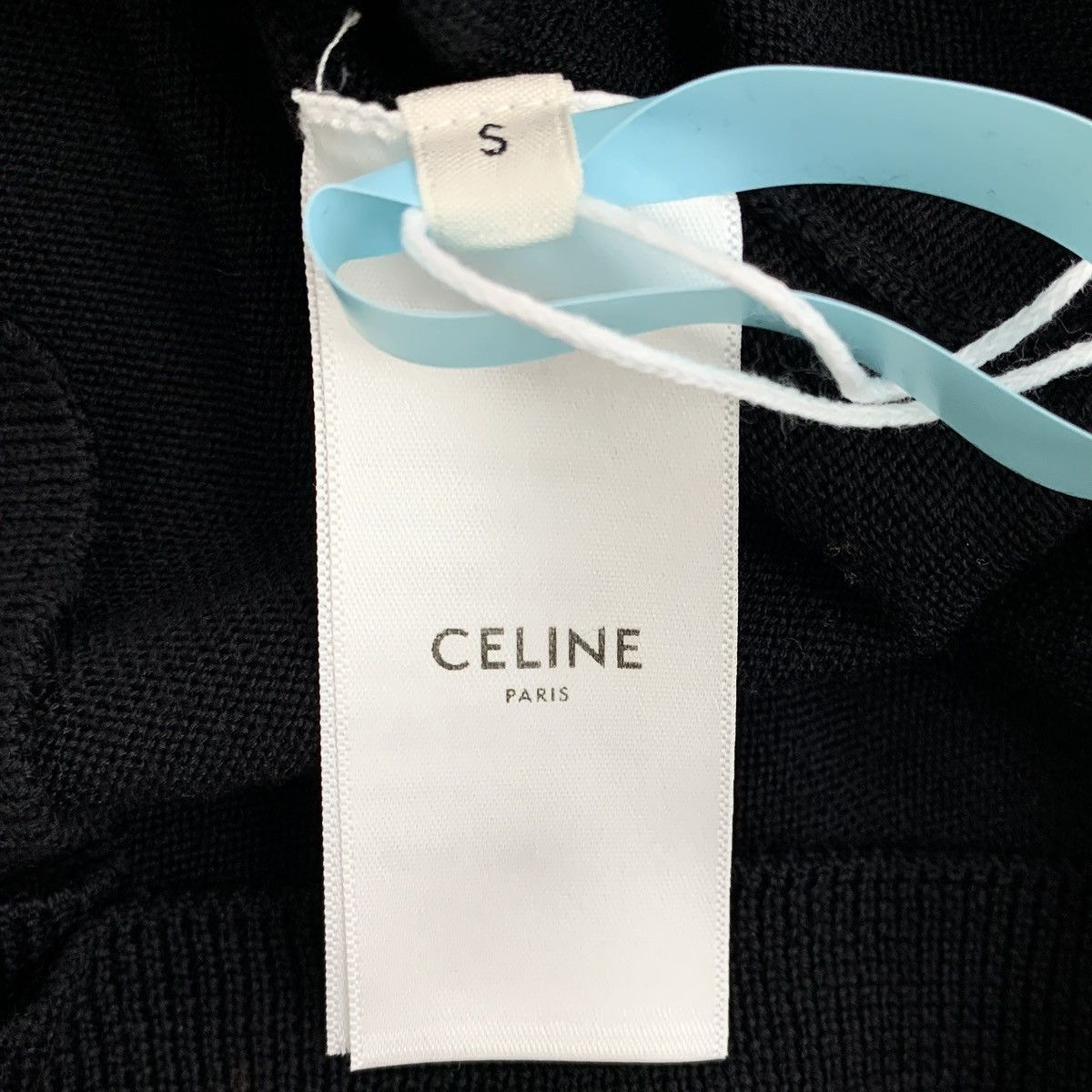 Celine Black V-Neck Long Sleeve Sweater Size US S / EU 44-46 / 1 - 6 Thumbnail