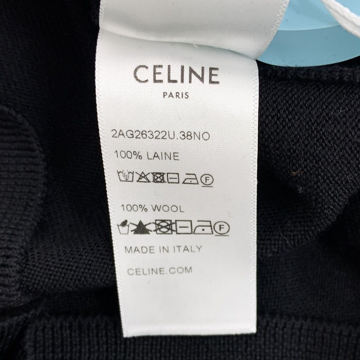 Celine Black V-Neck Long Sleeve Sweater Size US S / EU 44-46 / 1 - 7 Thumbnail