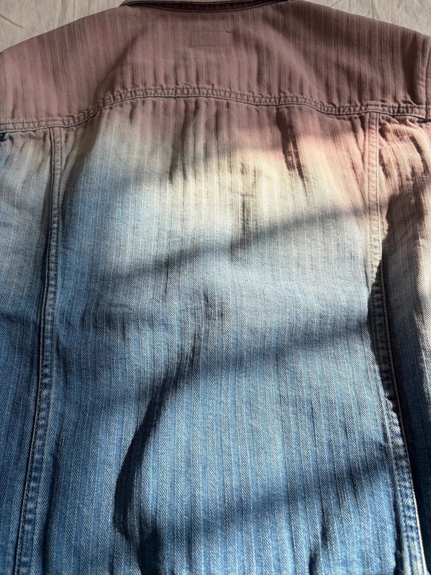 Saint Laurent Paris Gradient Multi Denim Jacket - XL Size US XL / EU 56 / 4 - 3 Thumbnail