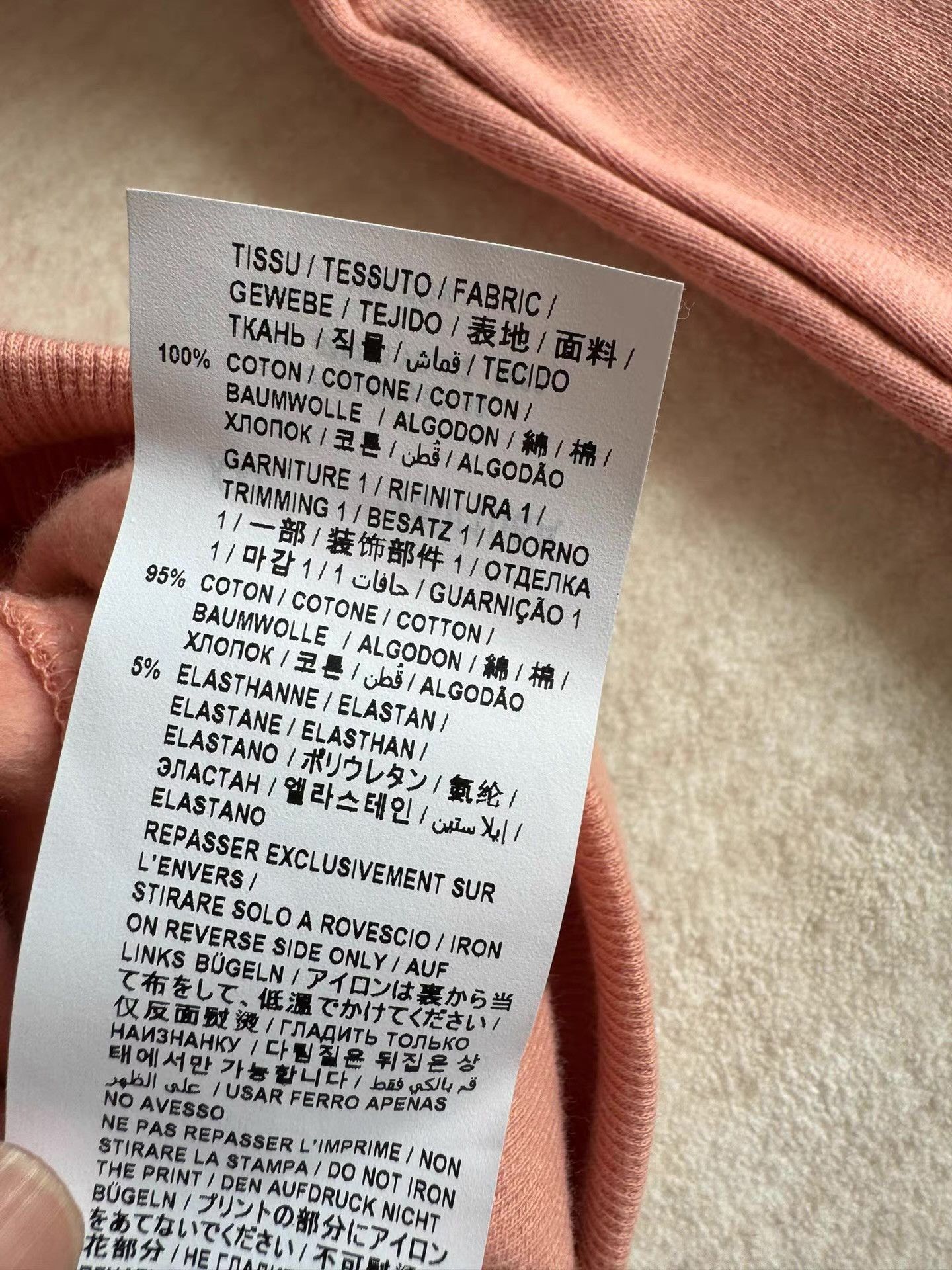 Saint Laurent Paris Pink Hoodie with Drawstring and Front Pocket Size US XL / EU 56 / 4 - 4 Thumbnail