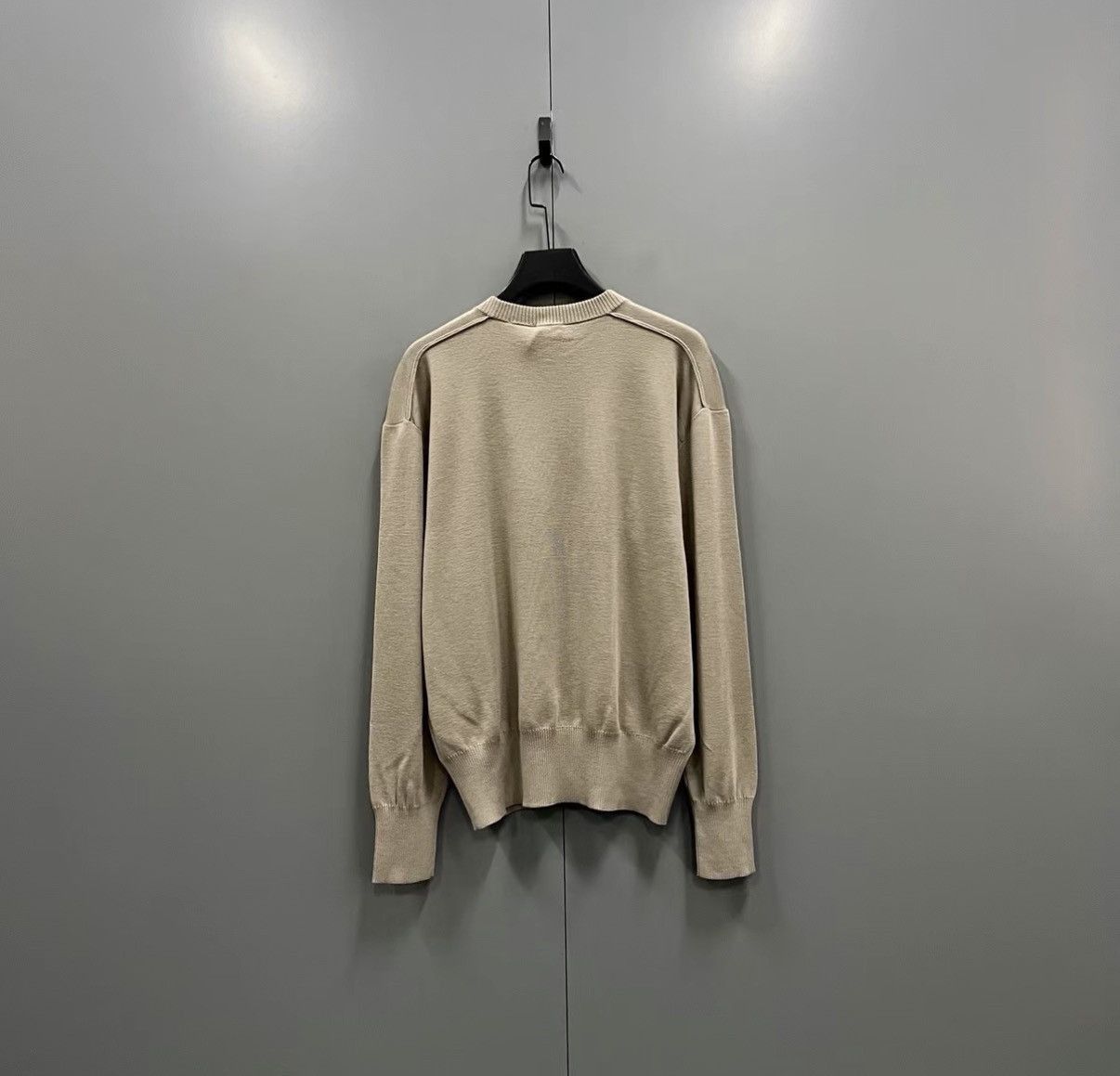 Burberry Beige Long Sleeve Knit Sweater Size US L / EU 52-54 / 3 - 2 Thumbnail