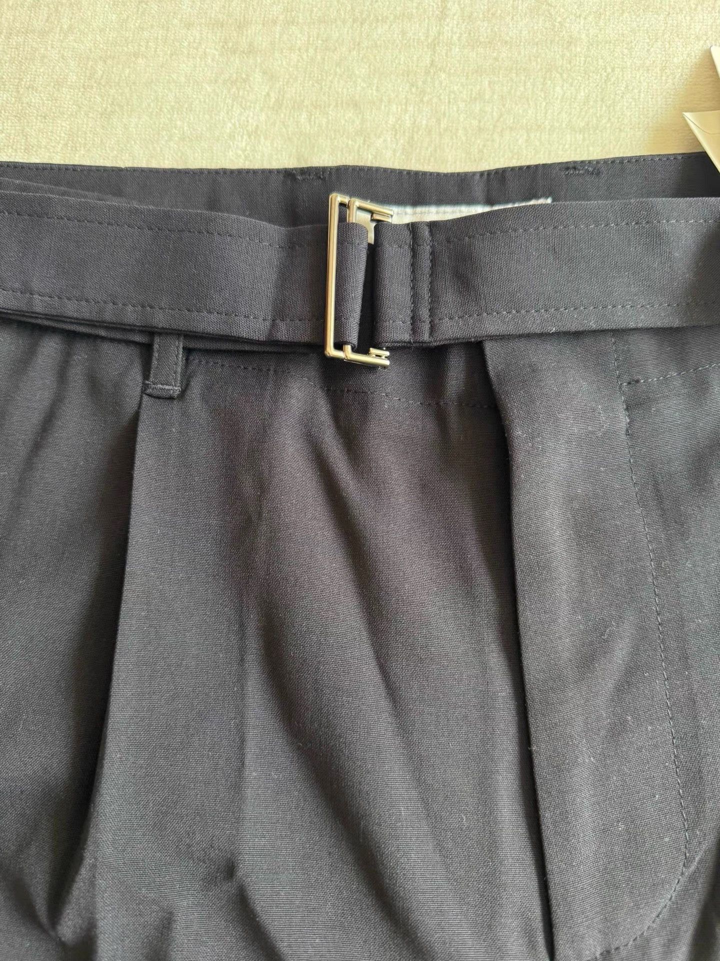 LE17SEPTEMBRE Black Tailored Straight-Leg Pants Size 34 Size US 34 / EU 50 - 5 Thumbnail