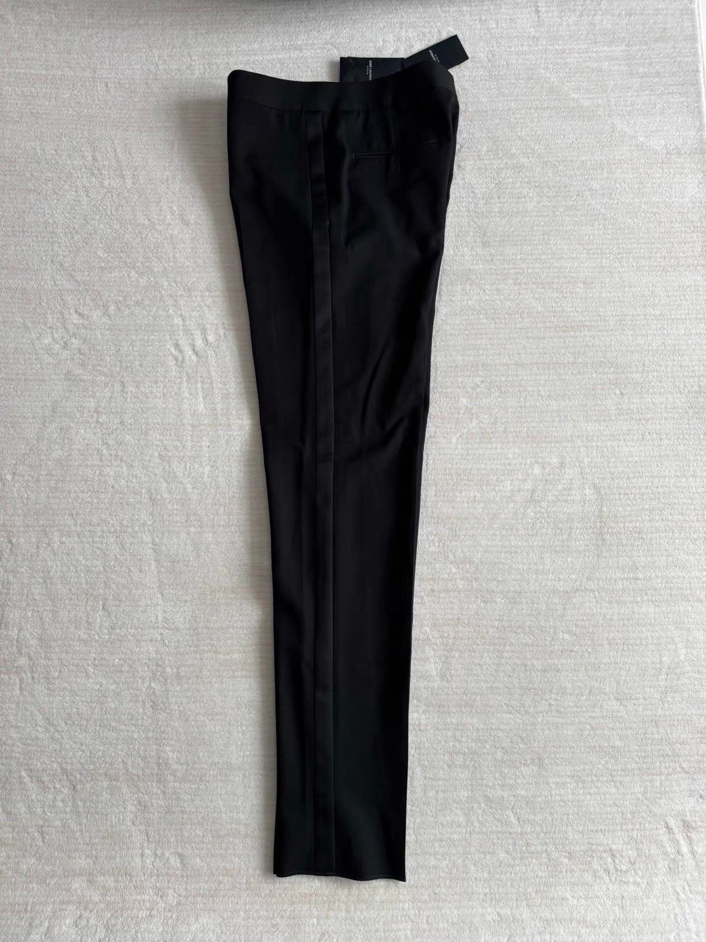 Saint Laurent Paris Black Formal Blazer with Satin Lapel - Size M Size US M / EU 48-50 / 2 - 9 Thumbnail
