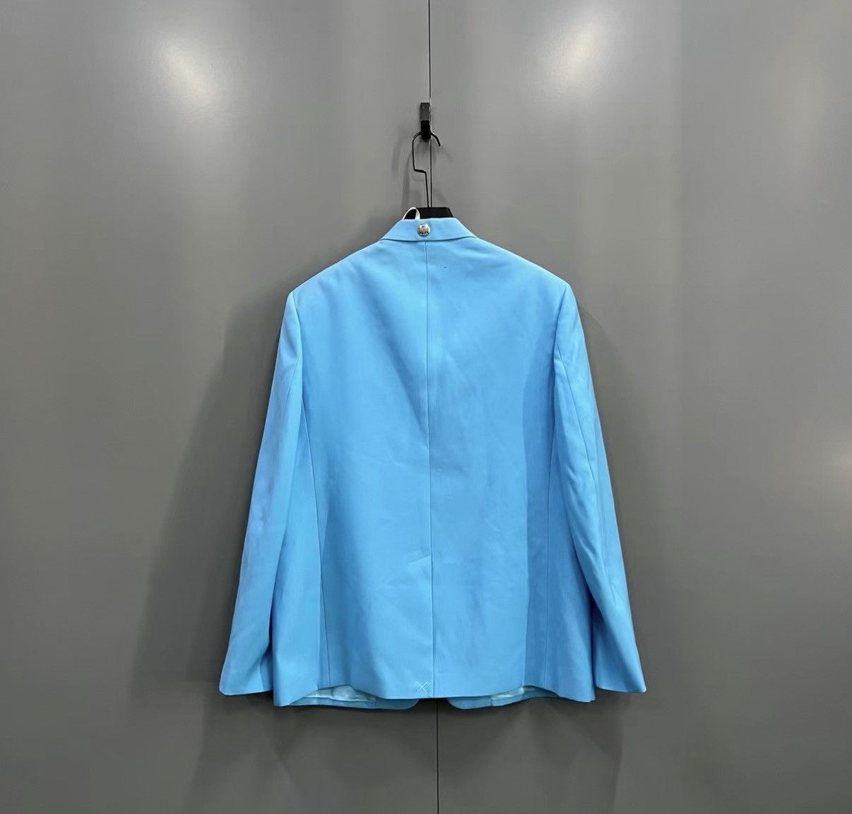 Burberry Blue Double-Breasted Blazer Size US L / EU 52-54 / 3 - 2 Thumbnail