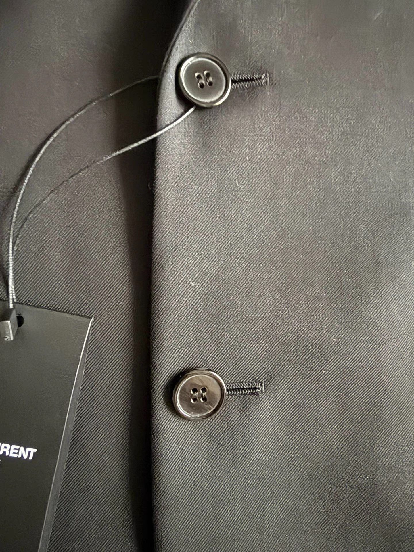Saint Laurent Paris Black Single-Breasted Blazer Size US M / EU 48-50 / 2 - 4 Thumbnail