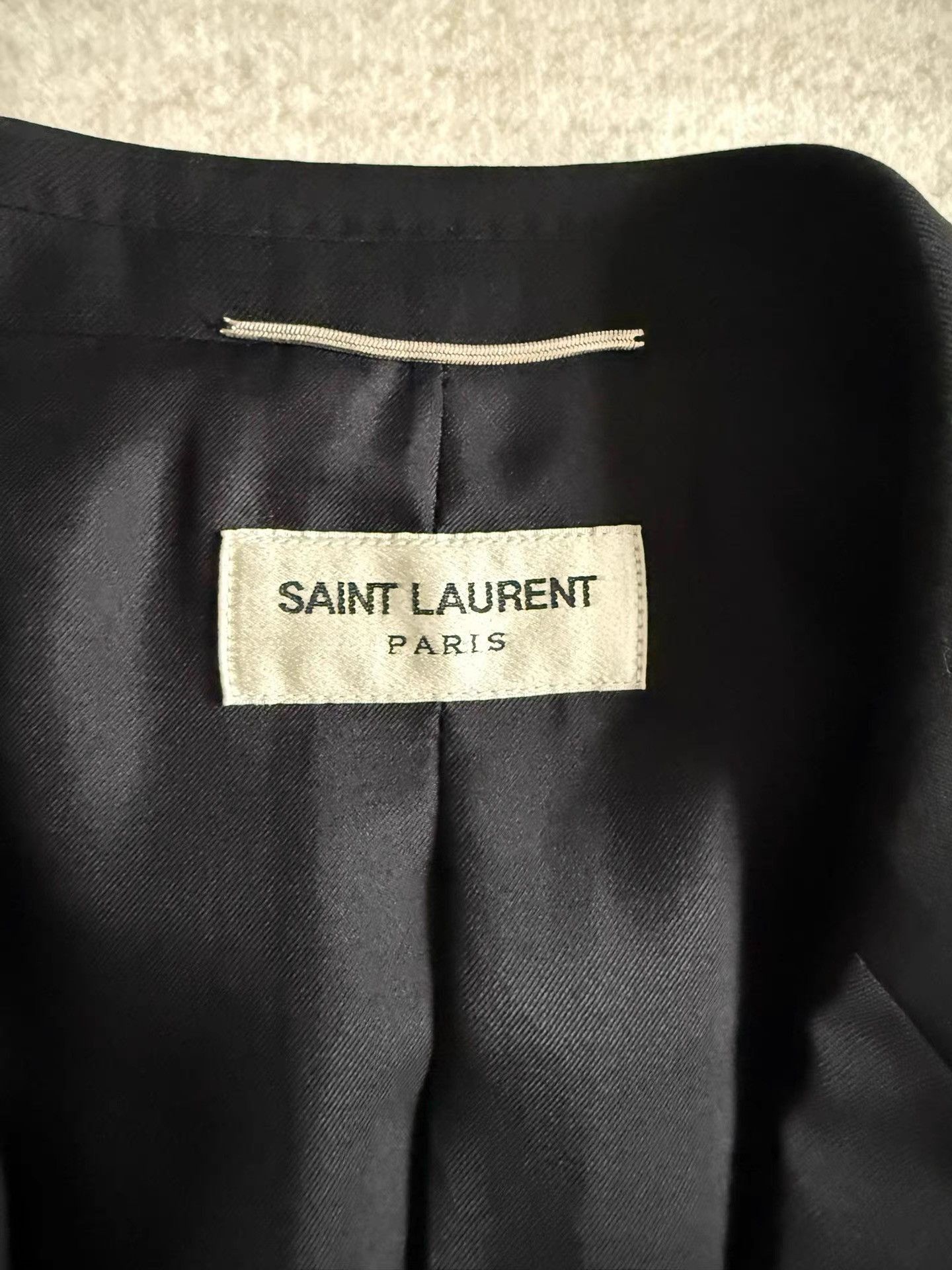 Saint Laurent Paris Black Single-Breasted Blazer Size US M / EU 48-50 / 2 - 3 Thumbnail
