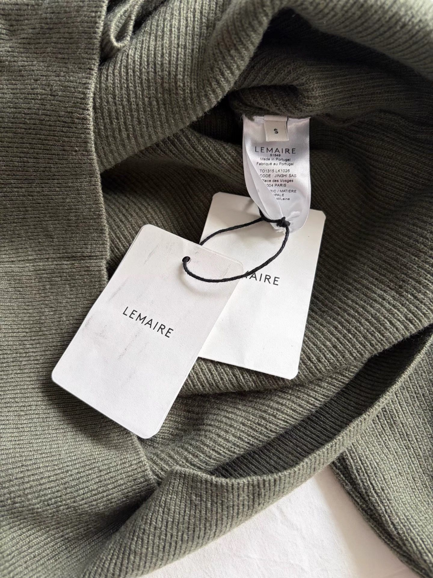 Lemaire Green Turtleneck Sweater - Size S Size US S / EU 44-46 / 1 - 4 Thumbnail