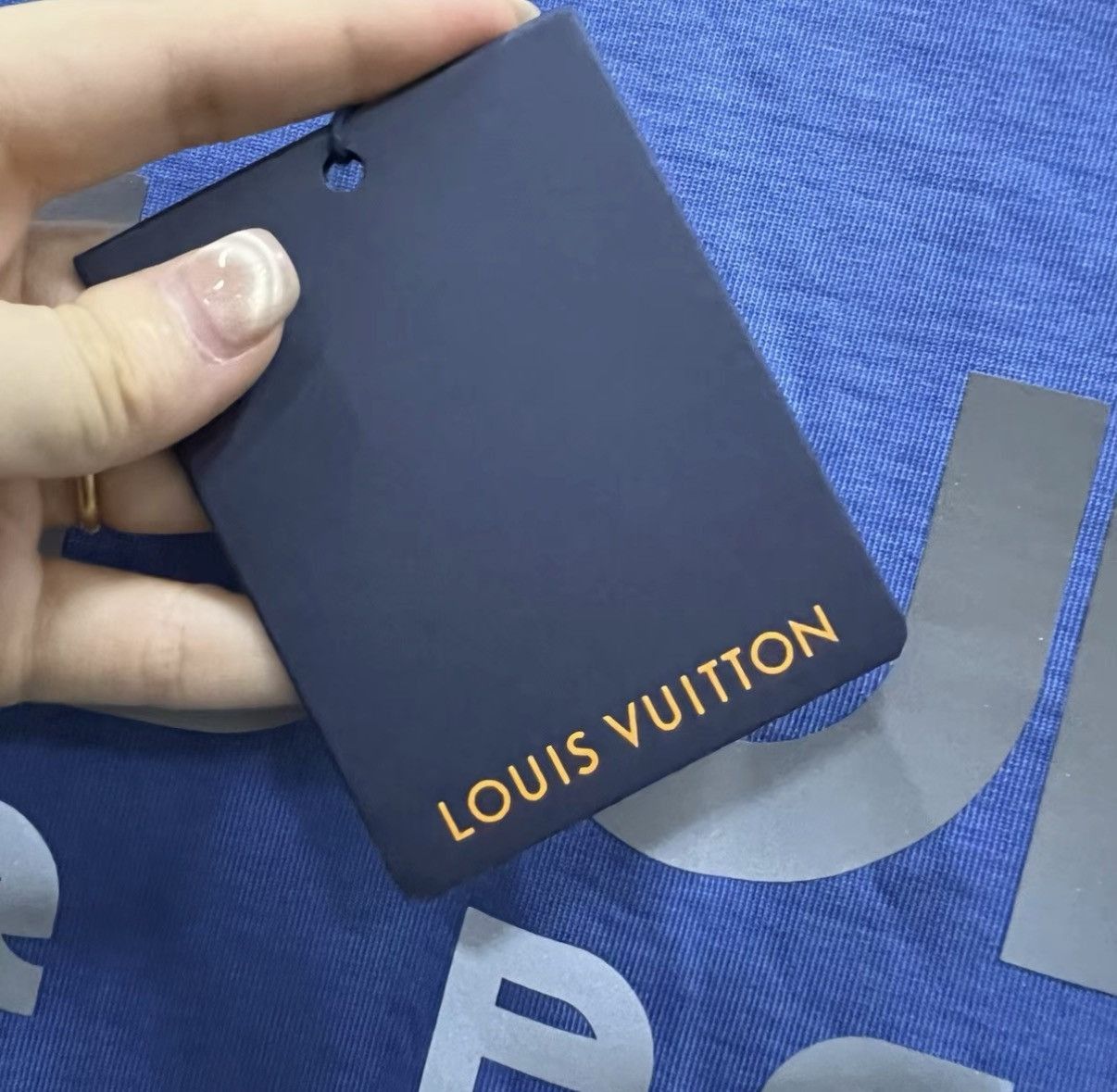 Louis Vuitton Blue Short Sleeve Graphic T-Shirt Size L Size US L / EU 52-54 / 3 - 4 Thumbnail