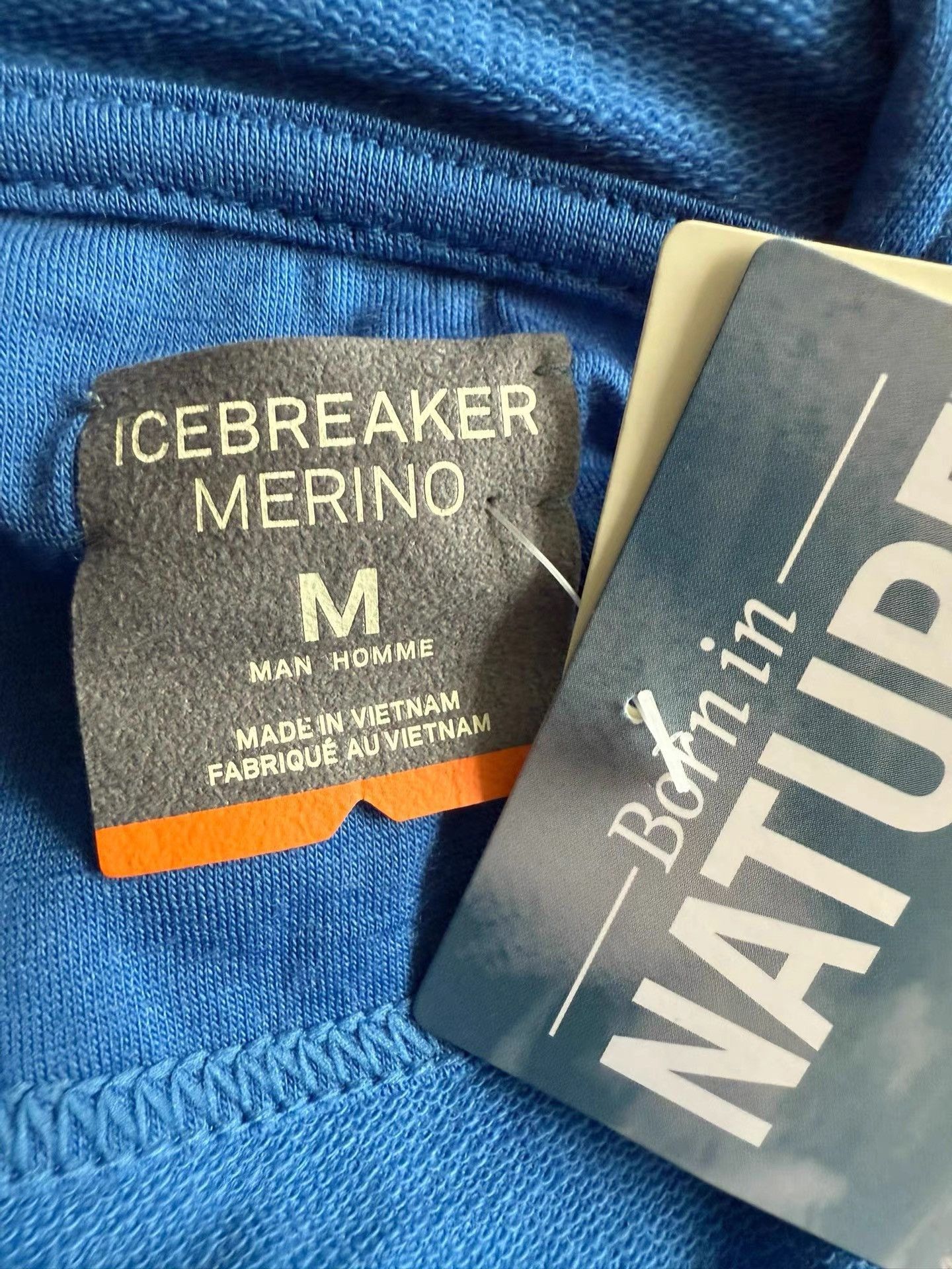 Icebreaker Blue Zip-Up Hoodie with Front Pockets Size US M / EU 48-50 / 2 - 6 Thumbnail